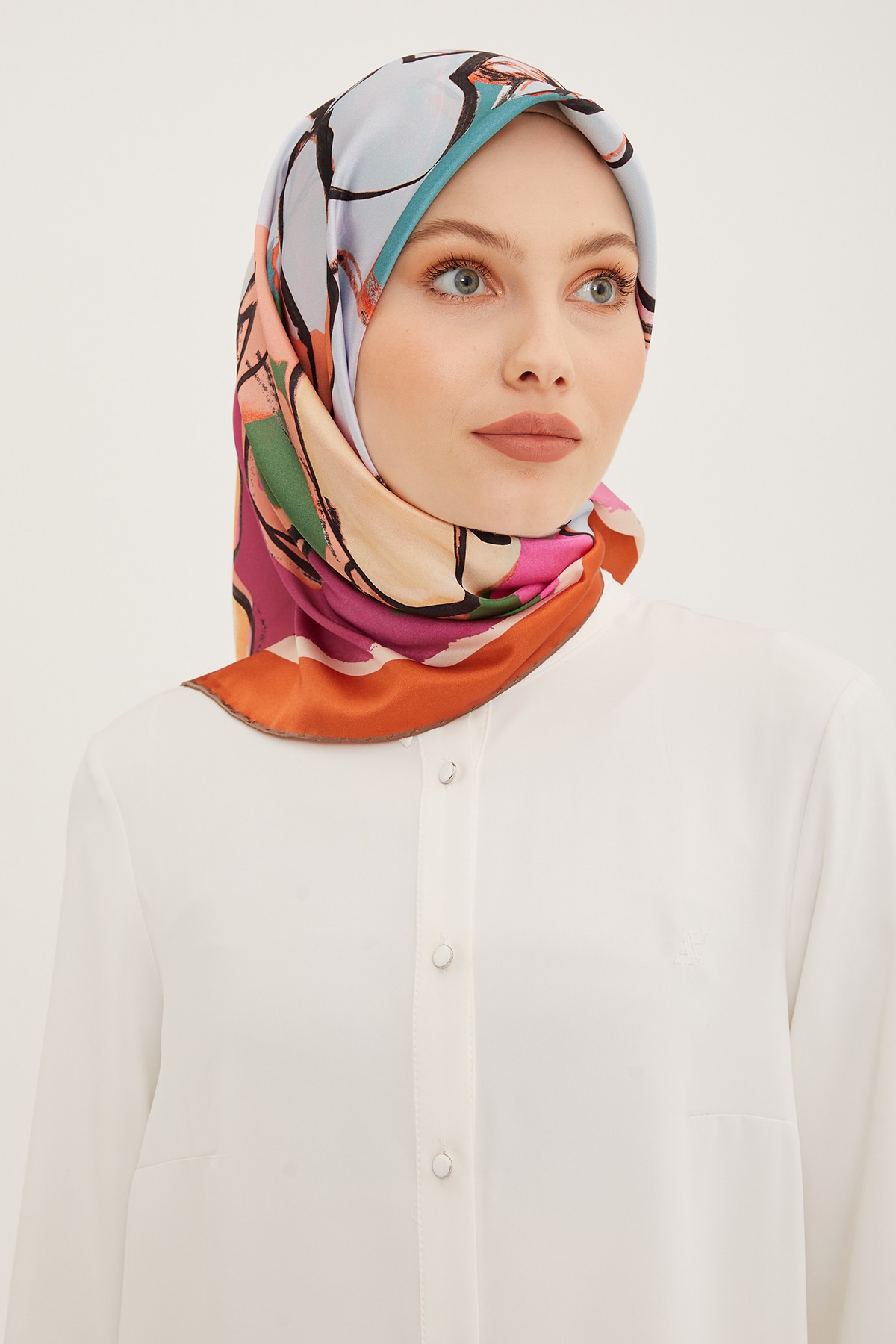 Armine Eşarp İpek Tivil 8914D
