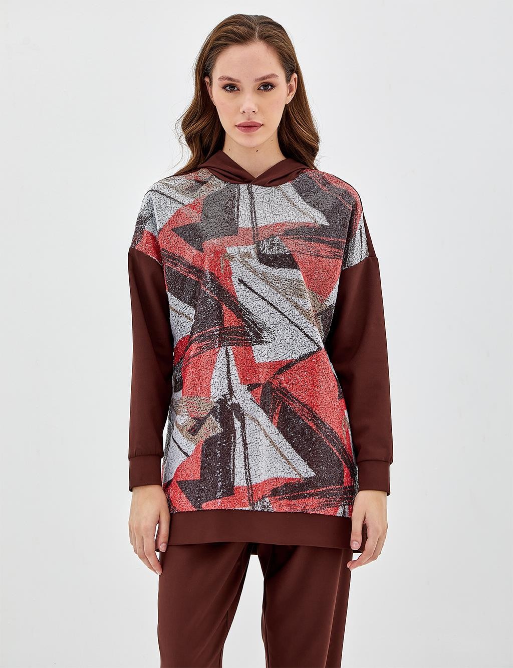 Kayra Sweatshirt 70015 - Kahve