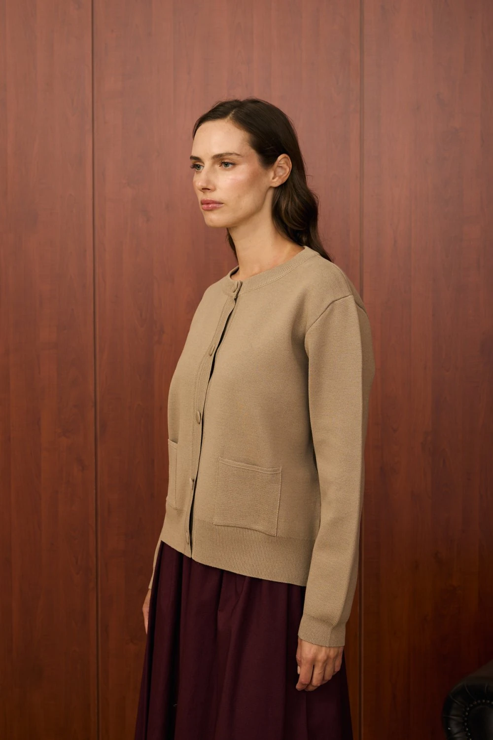 Merwish Hırka 25K-MR-1557 - Vizon