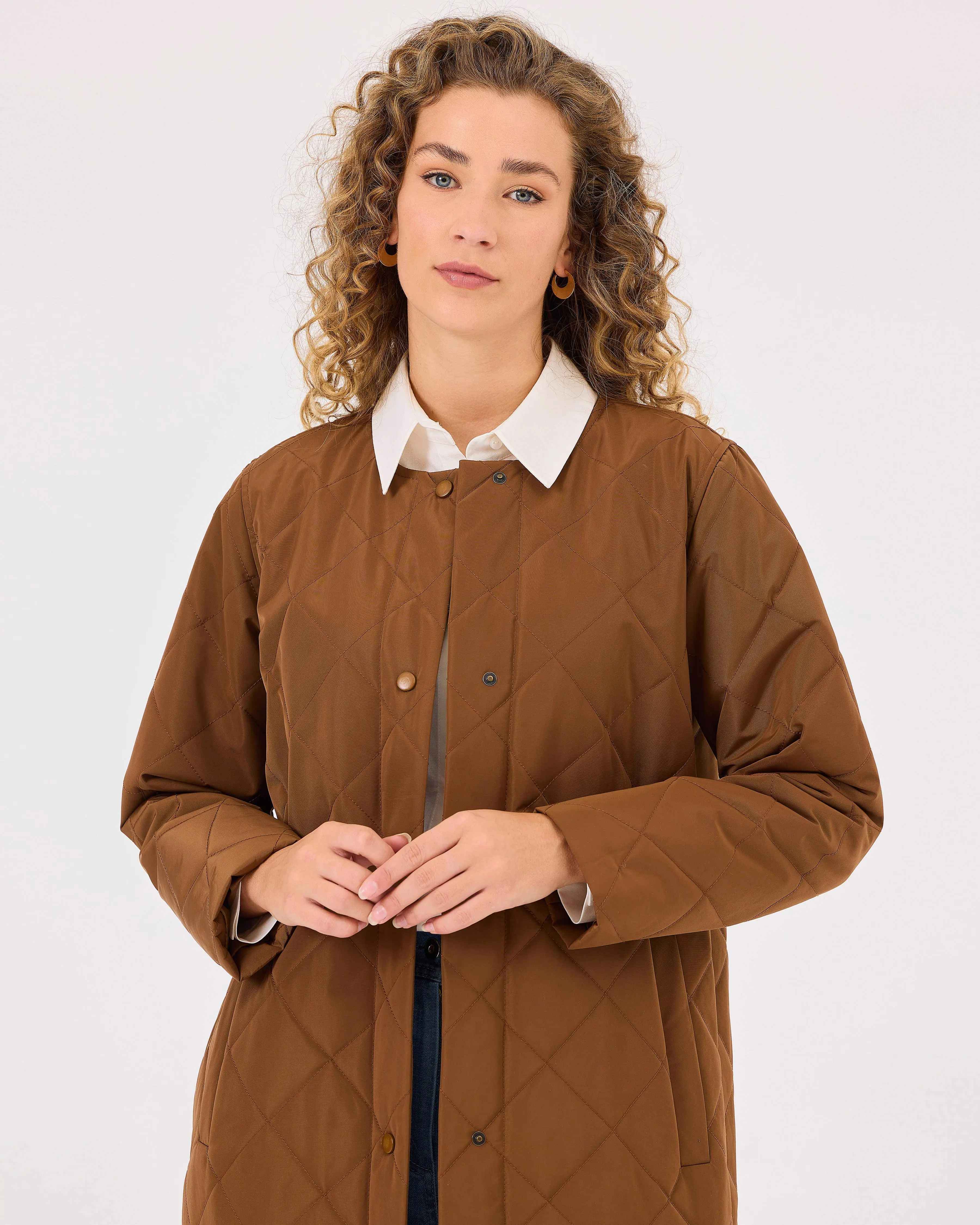 Seçil Anorak Kaban 26K-SE-2421411003 - Taba