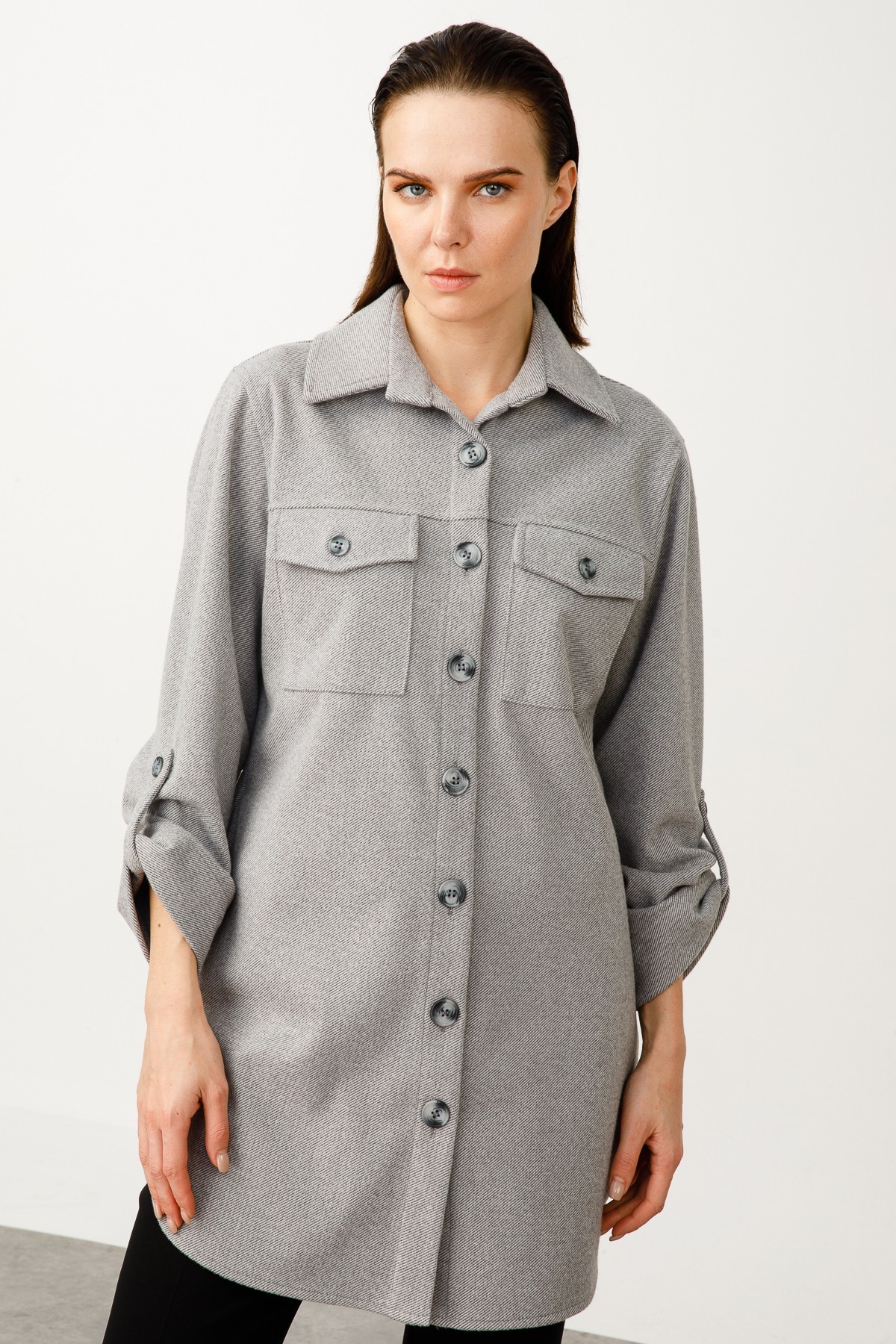 On Fashion Ceket 74180 - Grey