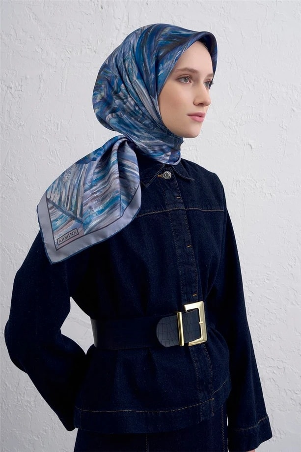 Armine Eşarp İpek Tivil 26K-AR-9430DT - 82