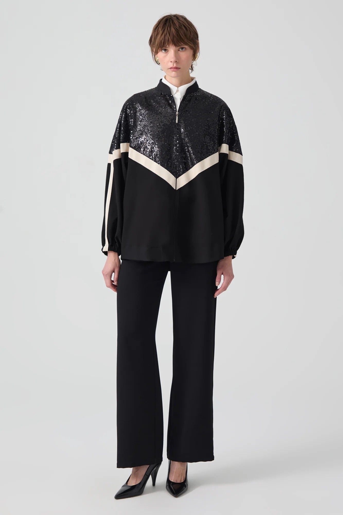 Touche Sweatshirt 24F1B0014 - Siyah