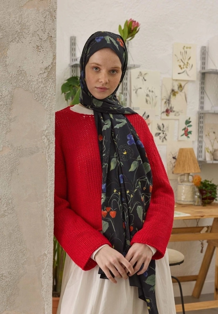 Freshscarf Şal Strawberry Desen DSNS00000144