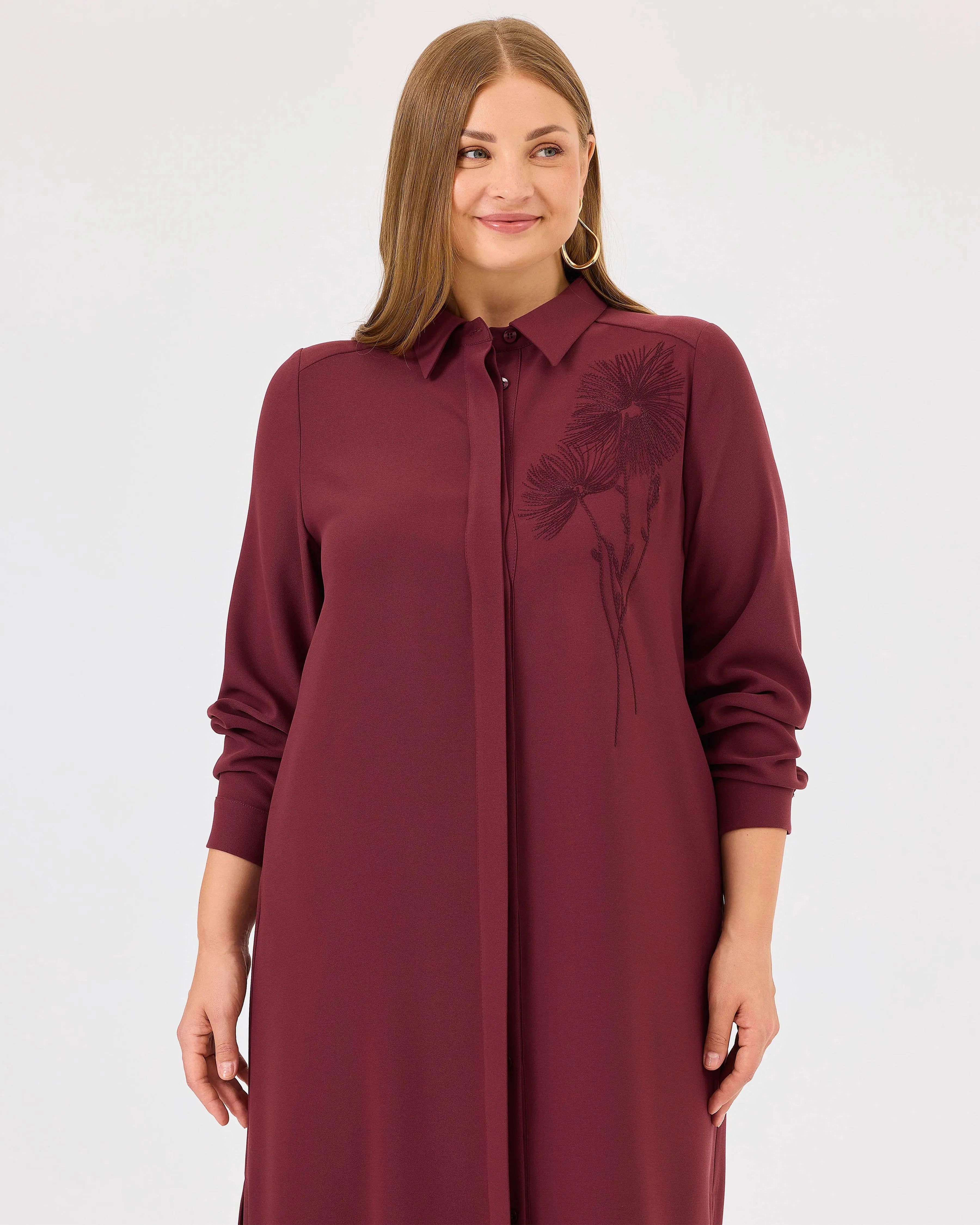 Gala-Xi Tunik 10002421214008 - Bordo