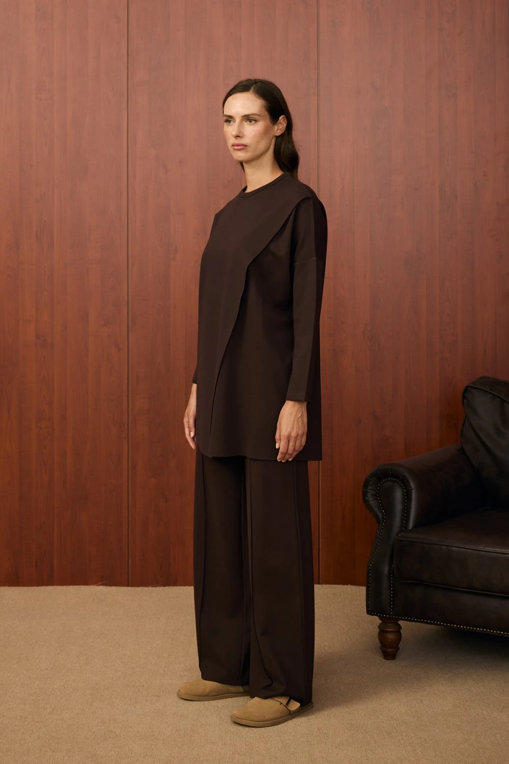 Merwish Takım 25K-MR-1582 - Acı Kahve