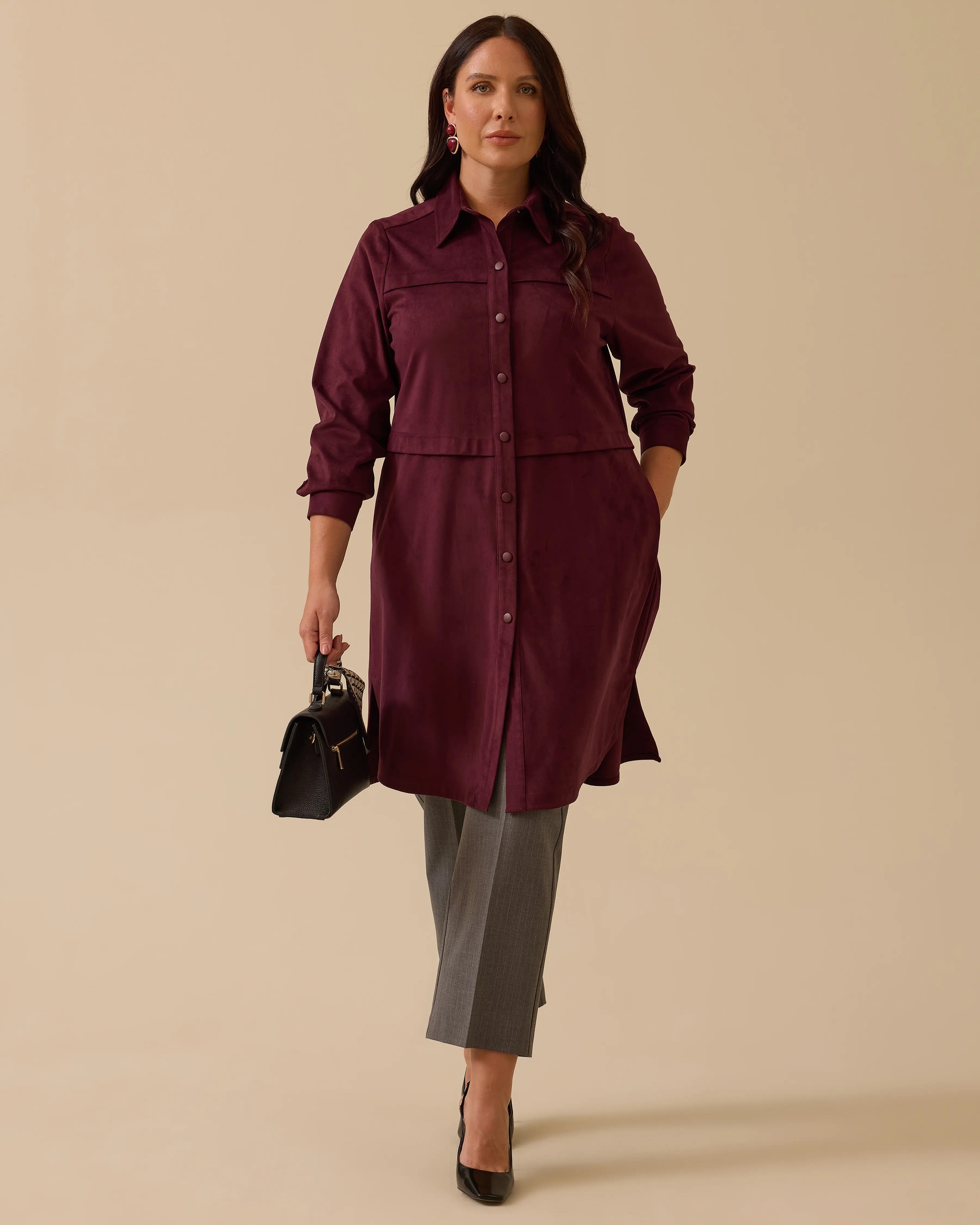 Gala-Xi Tunik 26K-GX-2521214001 - Bordo