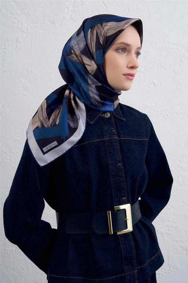 Armine Eşarp İpek Tivil 26K-AR-9413DT