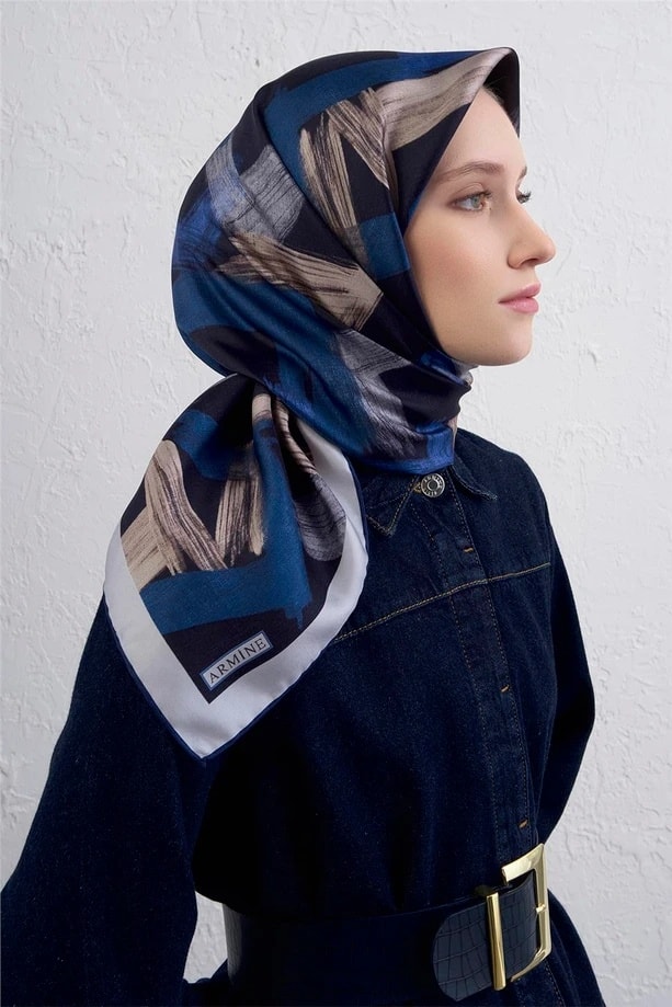Armine Eşarp İpek Tivil 26K-AR-9413DT