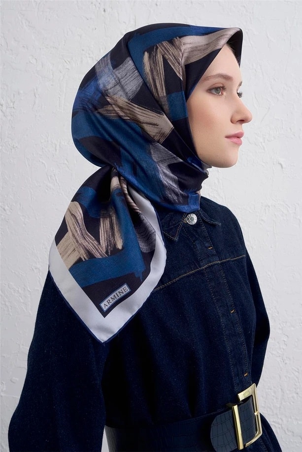 Armine Eşarp İpek Tivil 26K-AR-9413DT