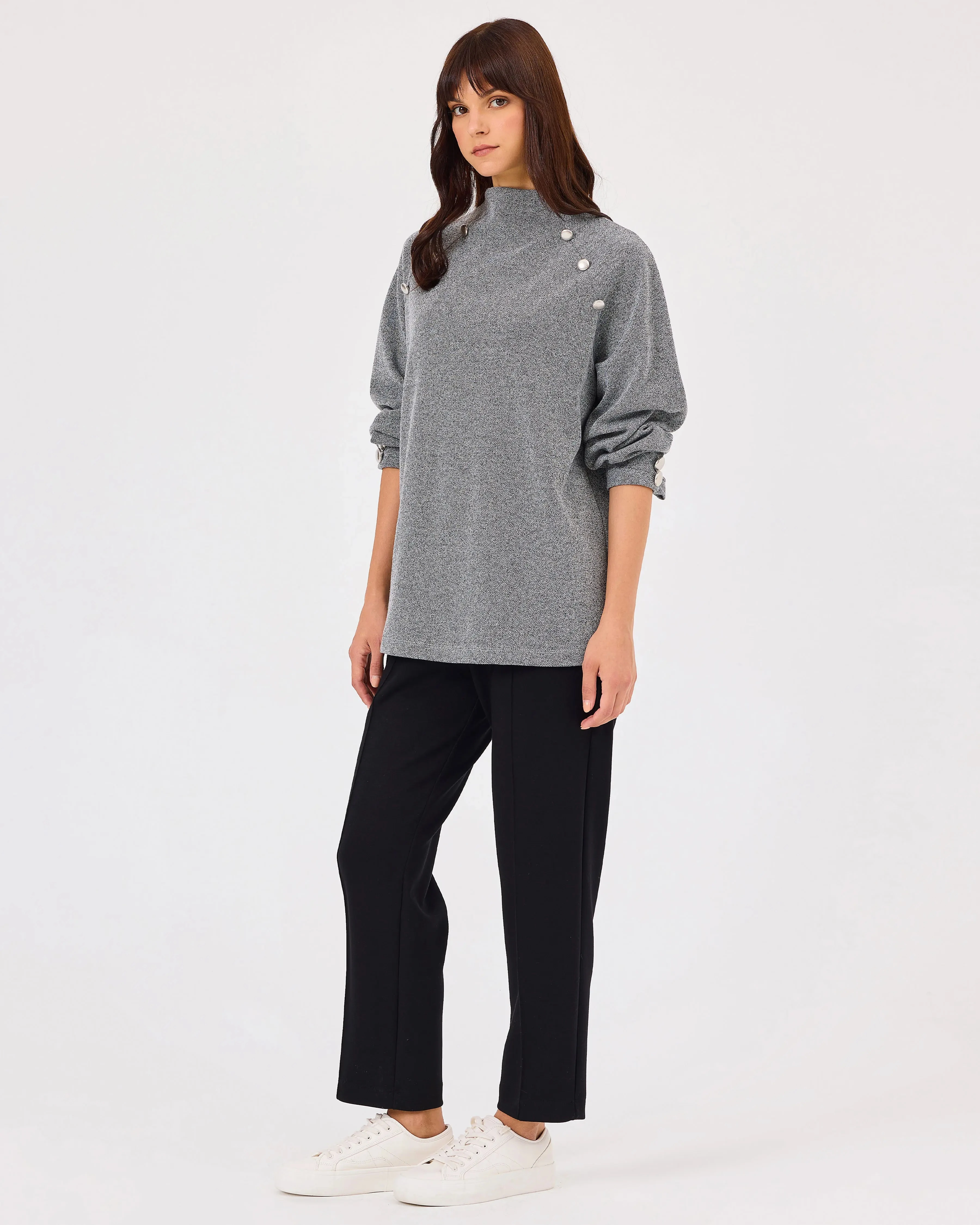 Seçil Sweatshirt 26K-SE-2422311011 - Gri