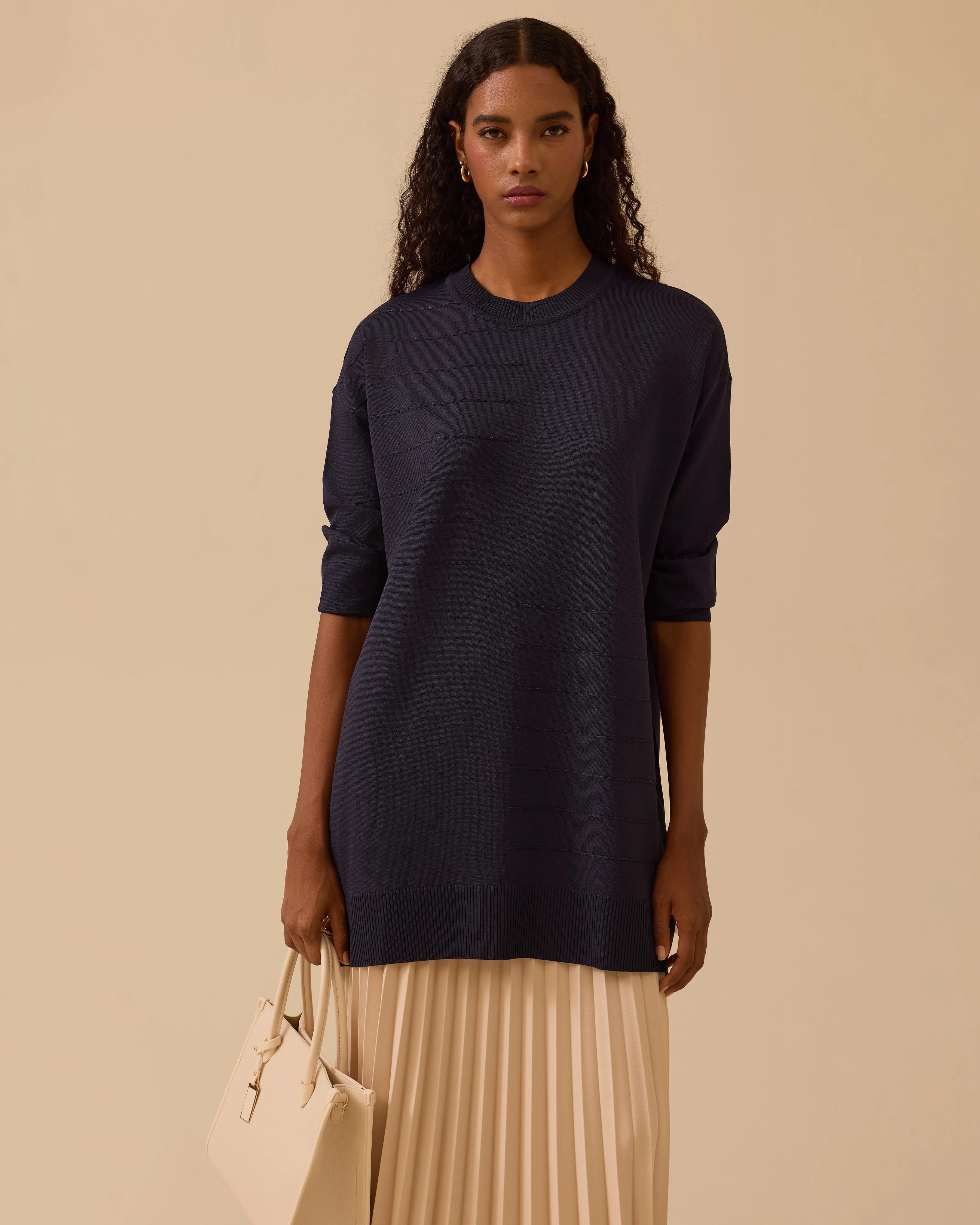 Seçil Tunik 26K-SE-2521711006 - Navy Blue