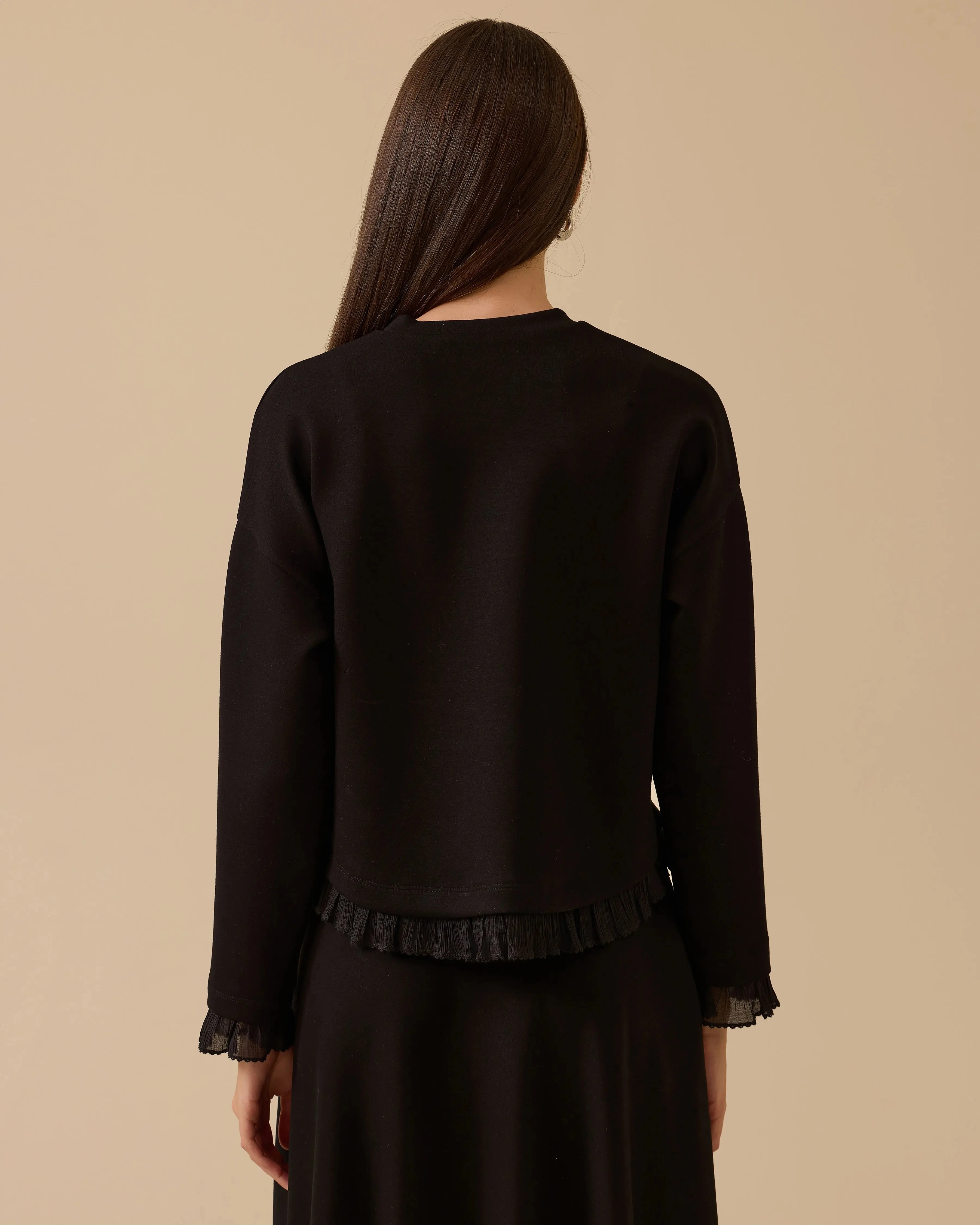 Seçil Sweatshirt 26K-SE-2522311011 - Siyah