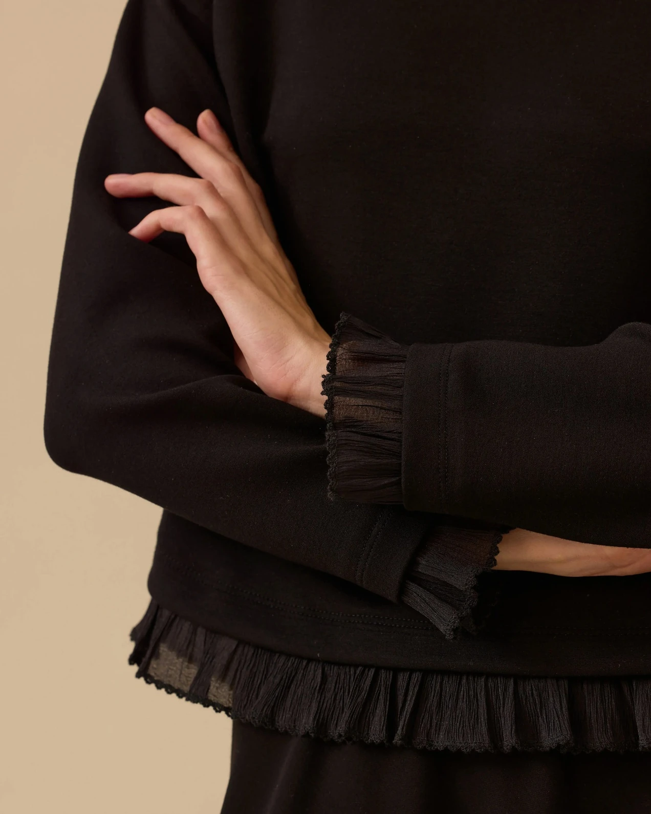 Seçil Sweatshirt 26K-SE-2522311011 - Siyah