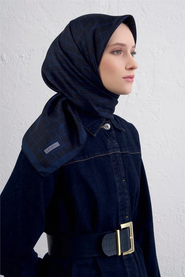 Armine Eşarp İpek Tivil 26K-AR-9438DT