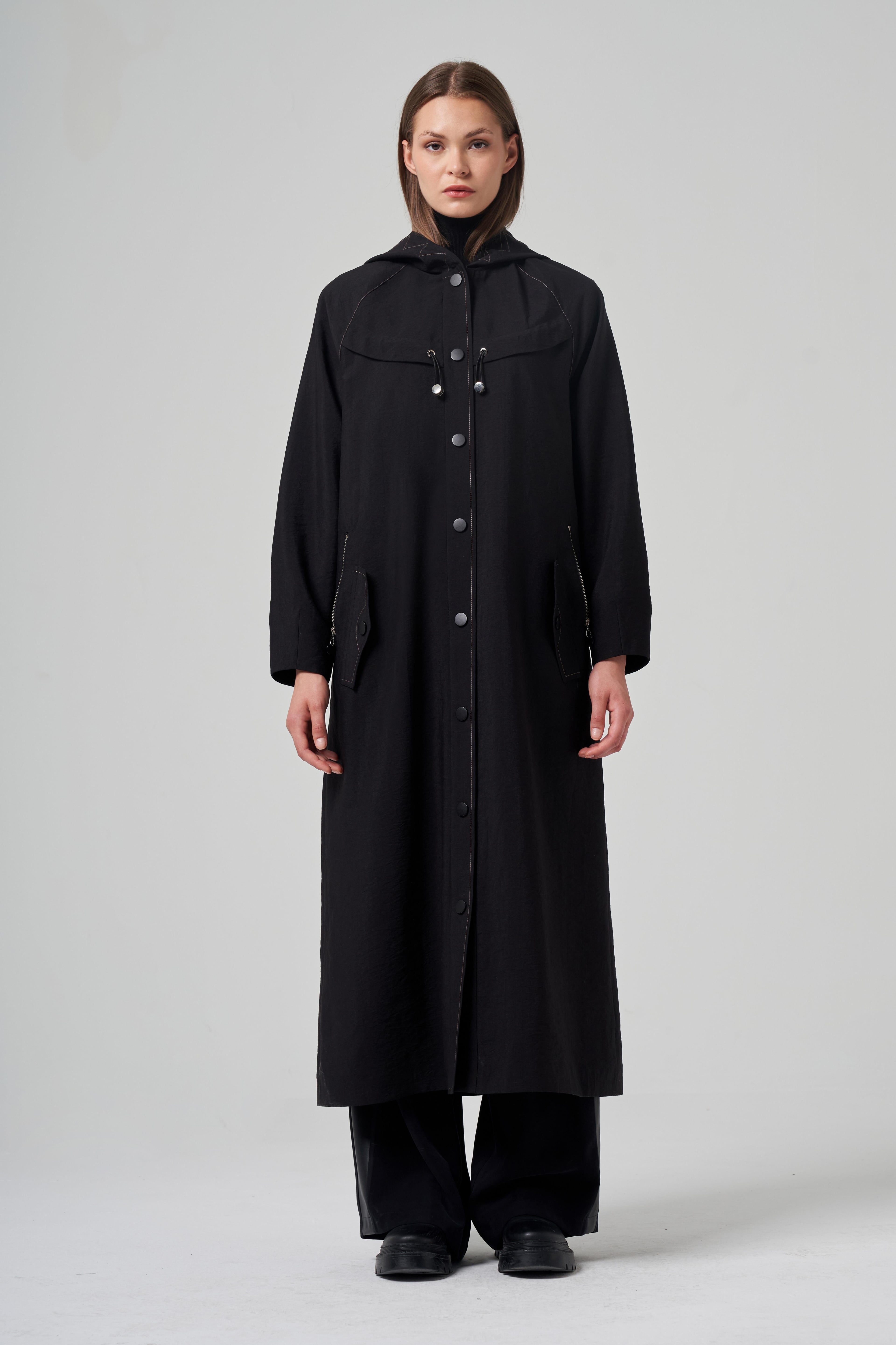 Ceremony Trençkot 25K-CE-6844 - Siyah