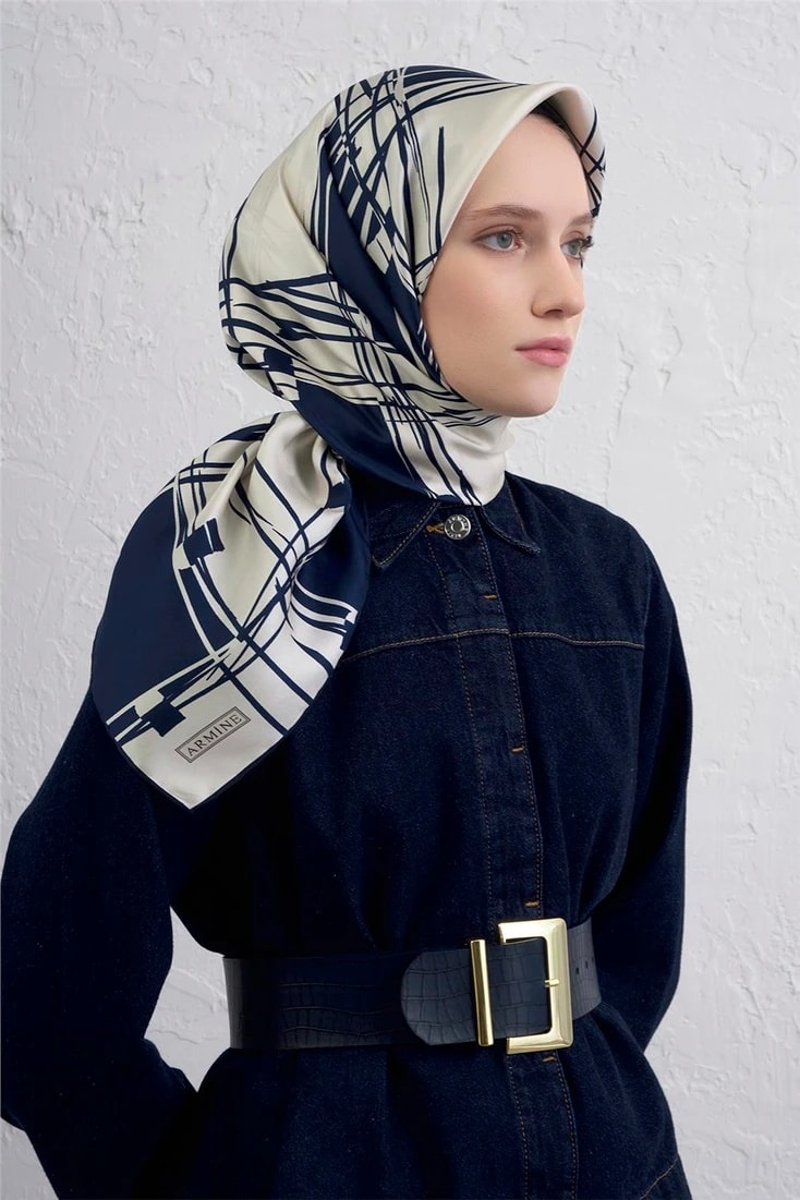 Armine Eşarp İpek Tivil 26K-AR-9442DT - 34