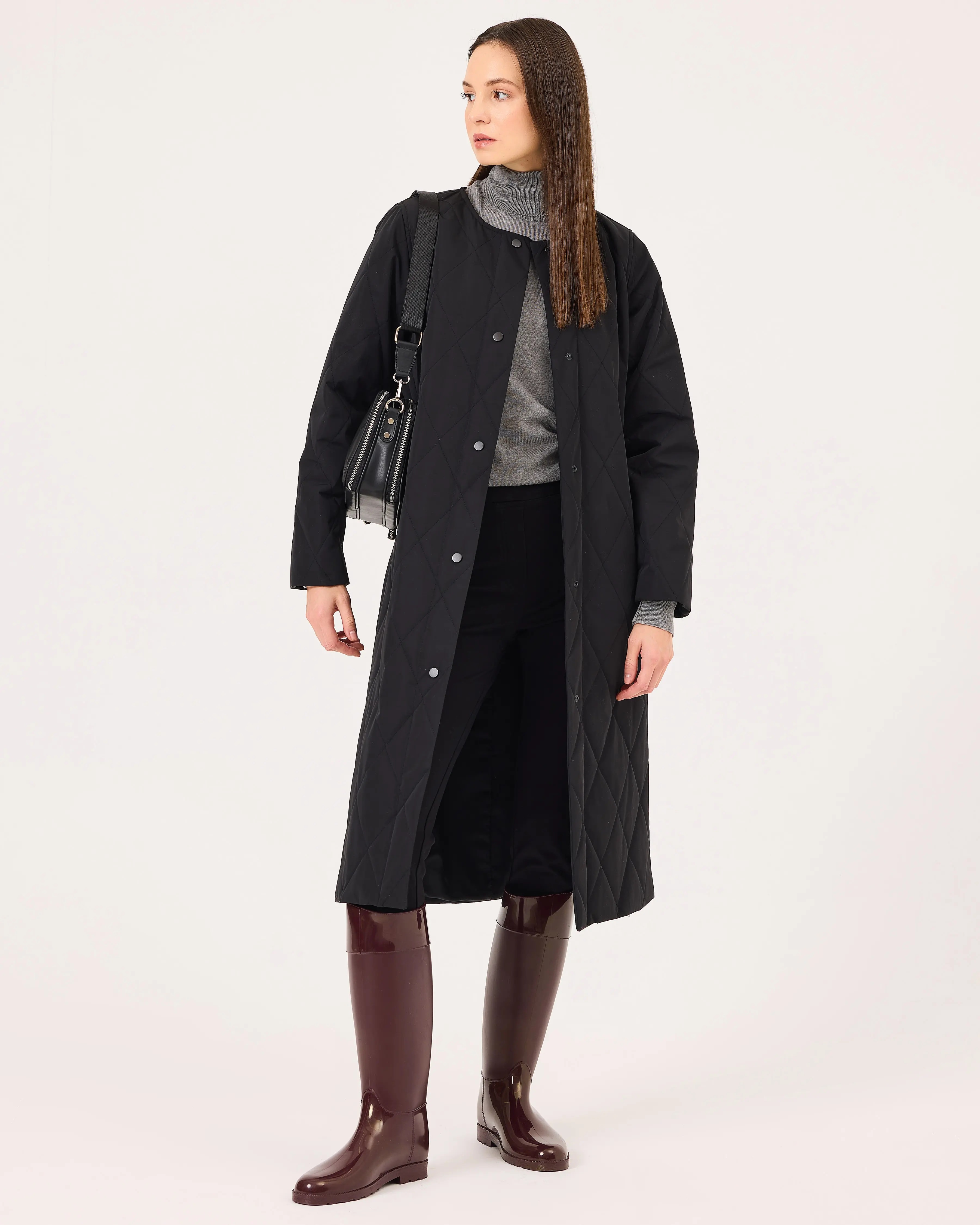 Seçil Anorak Kaban 26K-SE-2421411003 - Black