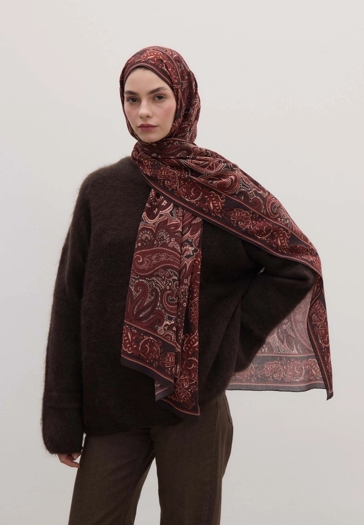 Freshscarf Şal Dark Vintage DSNS00000175