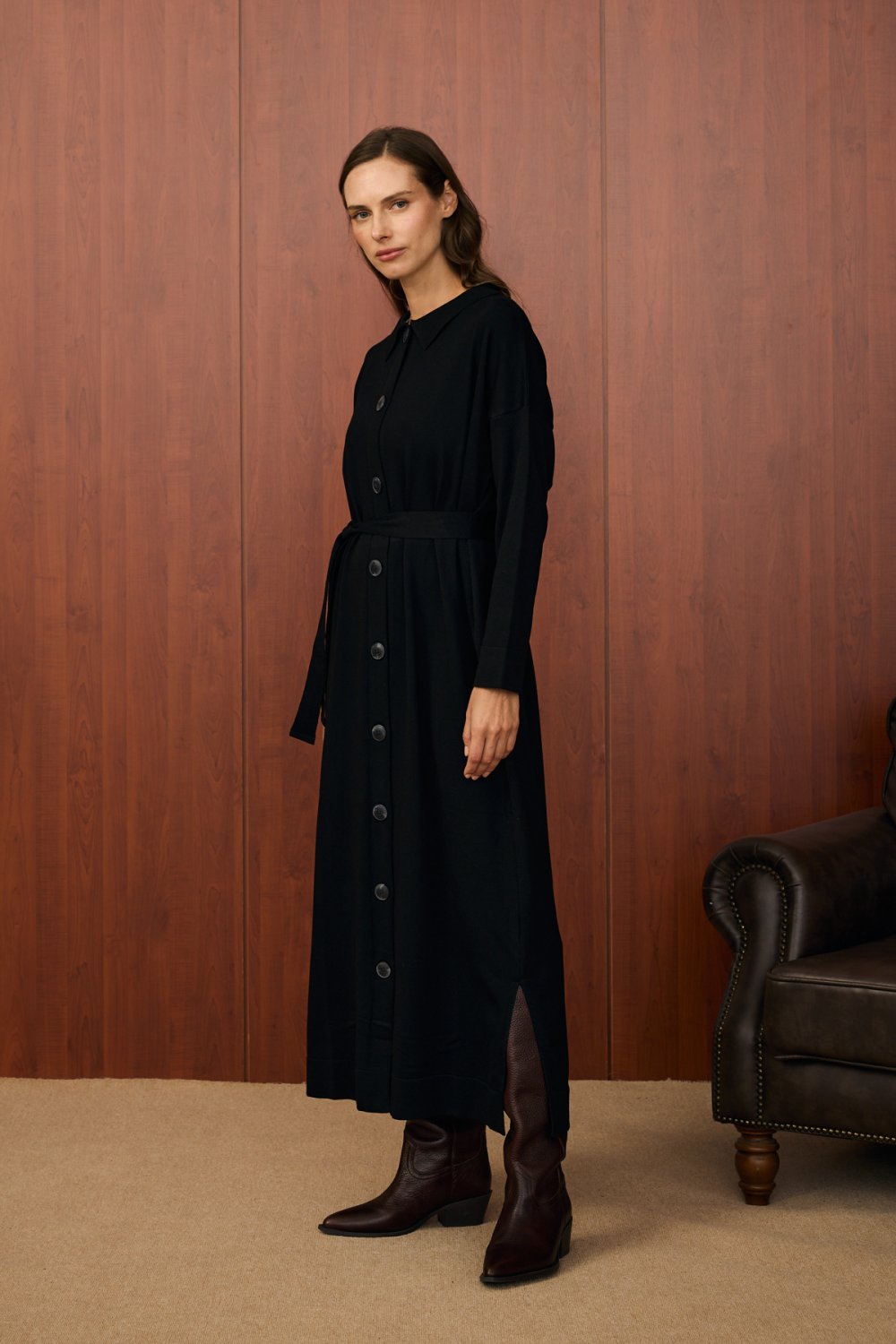 Merwish Kap 25K-MR-1522 - Siyah