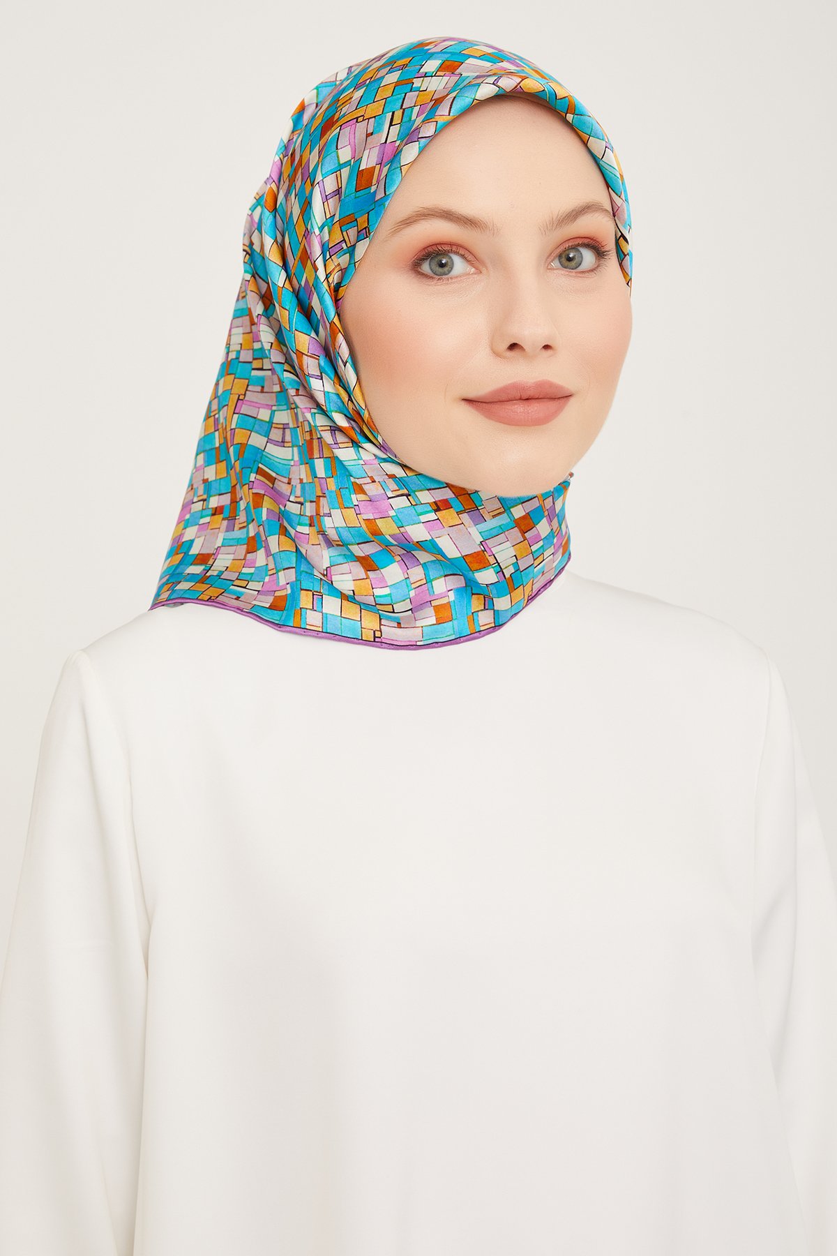 Armine  Silk Twill Scarf 9004DT - 33