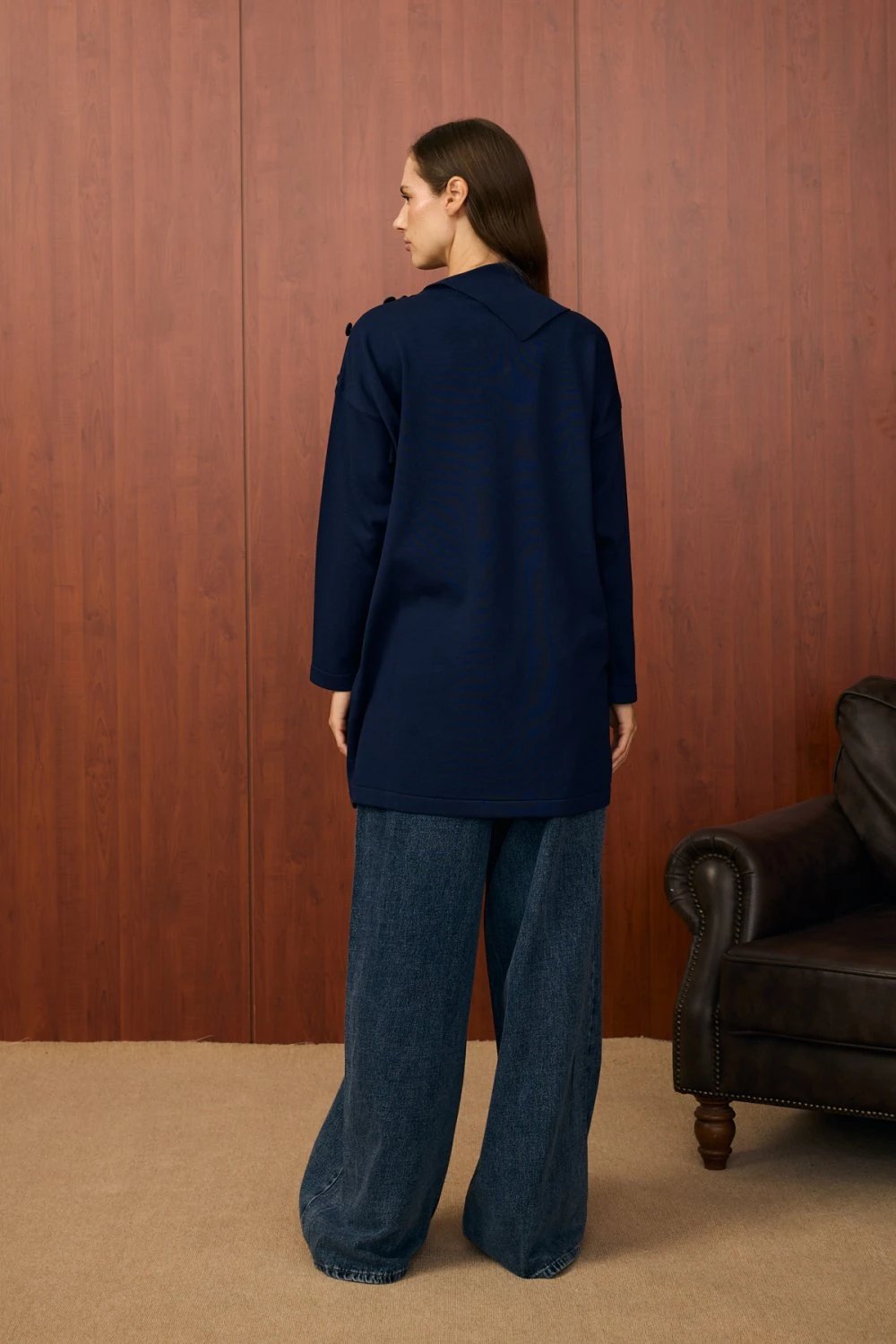 Merwish Tunik 25K-MR-1558 - Lacivert