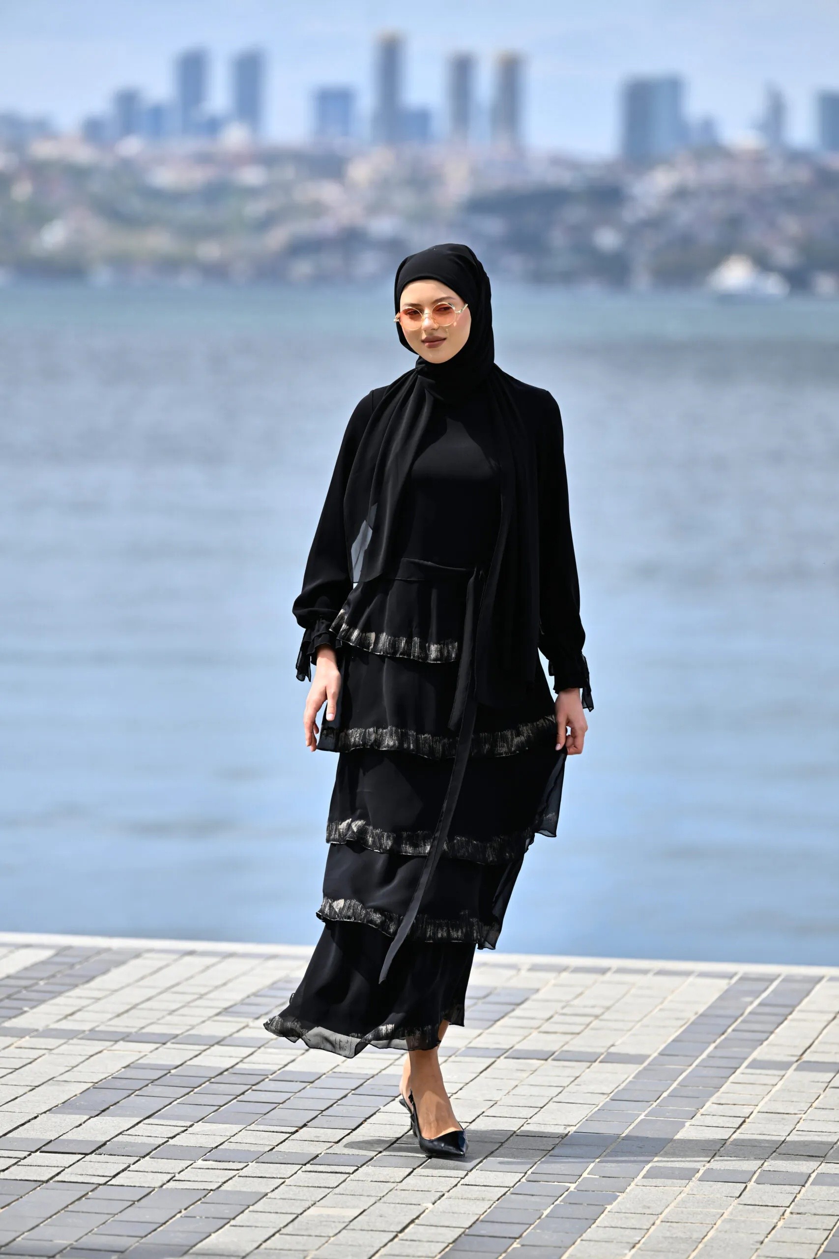Redshow Elbise 25Y-RE-25135 - Siyah