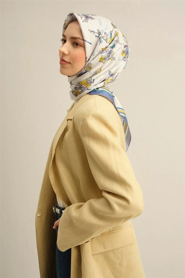 Armine Eşarp İpek Tivil 9316DT - 83