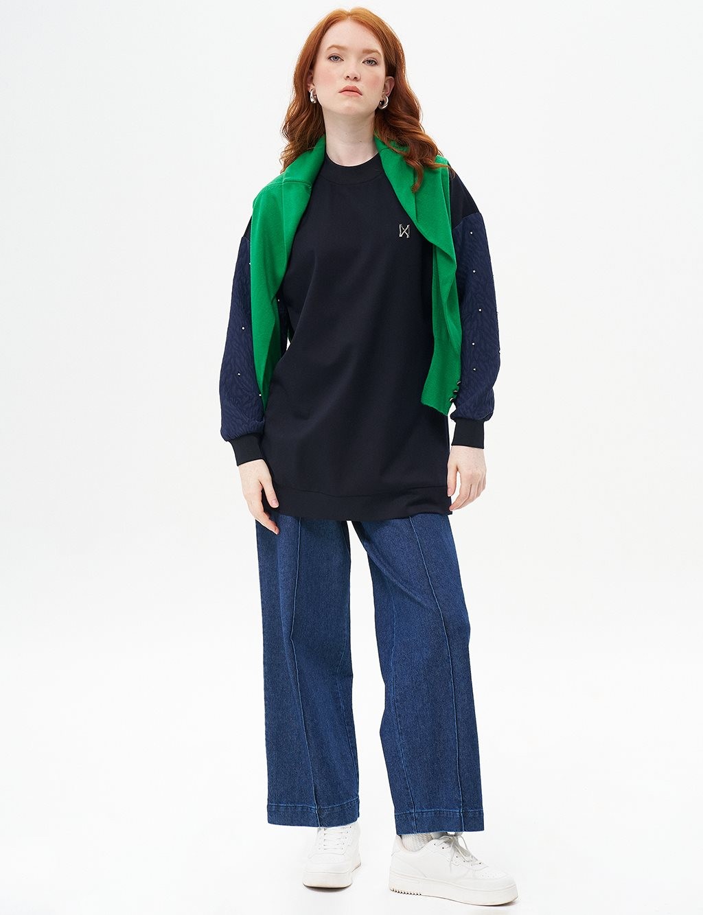 Kayra Sweatshirt 70024 - Navy Blue