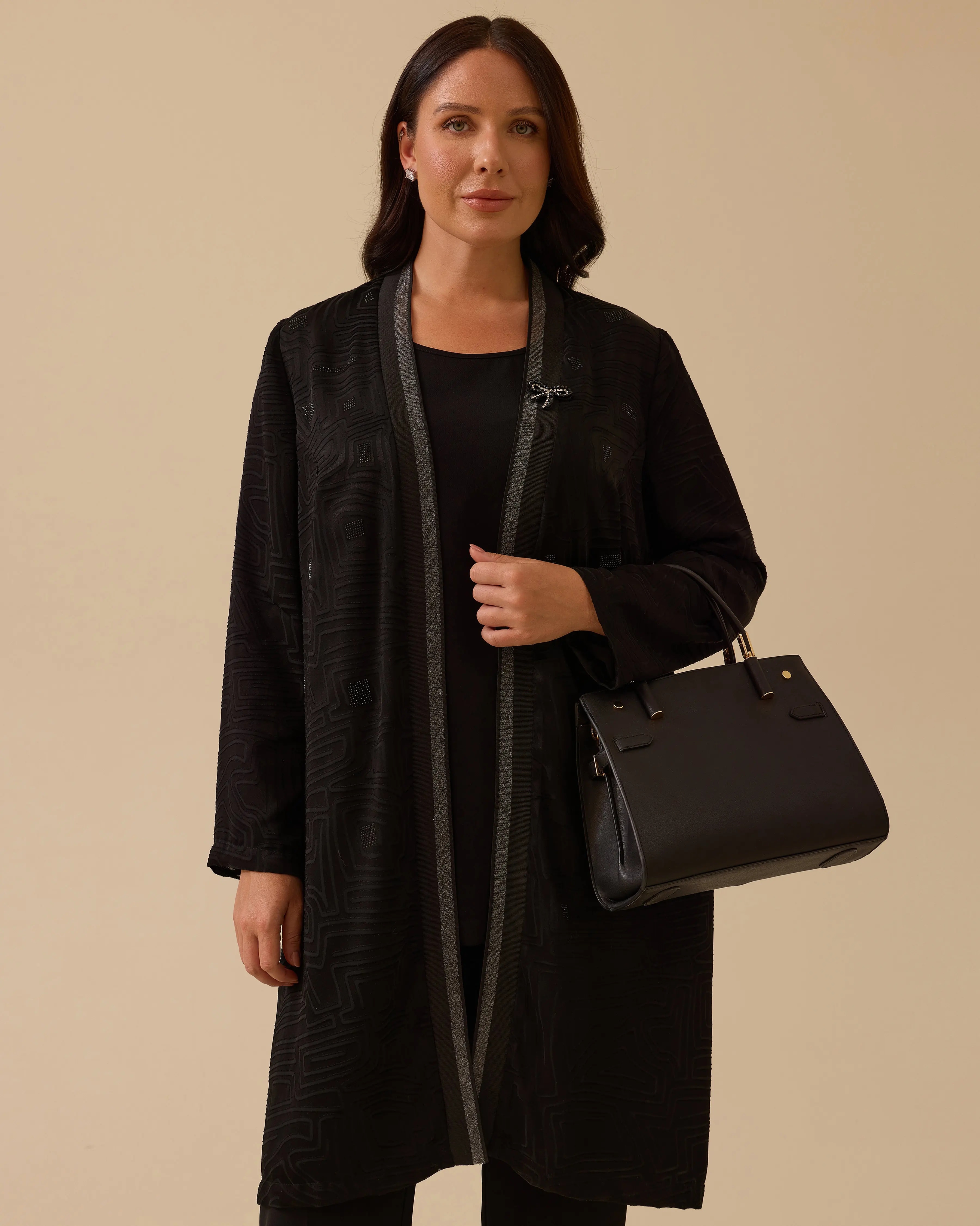 Gala-Xi Hırka 26K-GX-2522714001 - Black