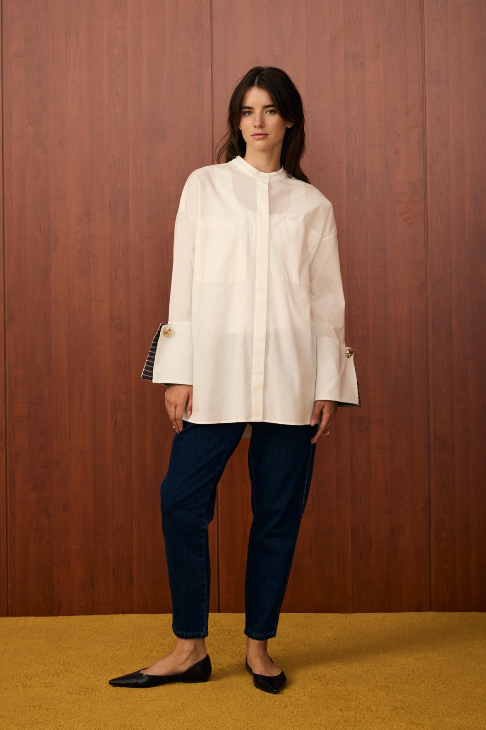 Merwish Gömlek 25K-MR-1529 - White