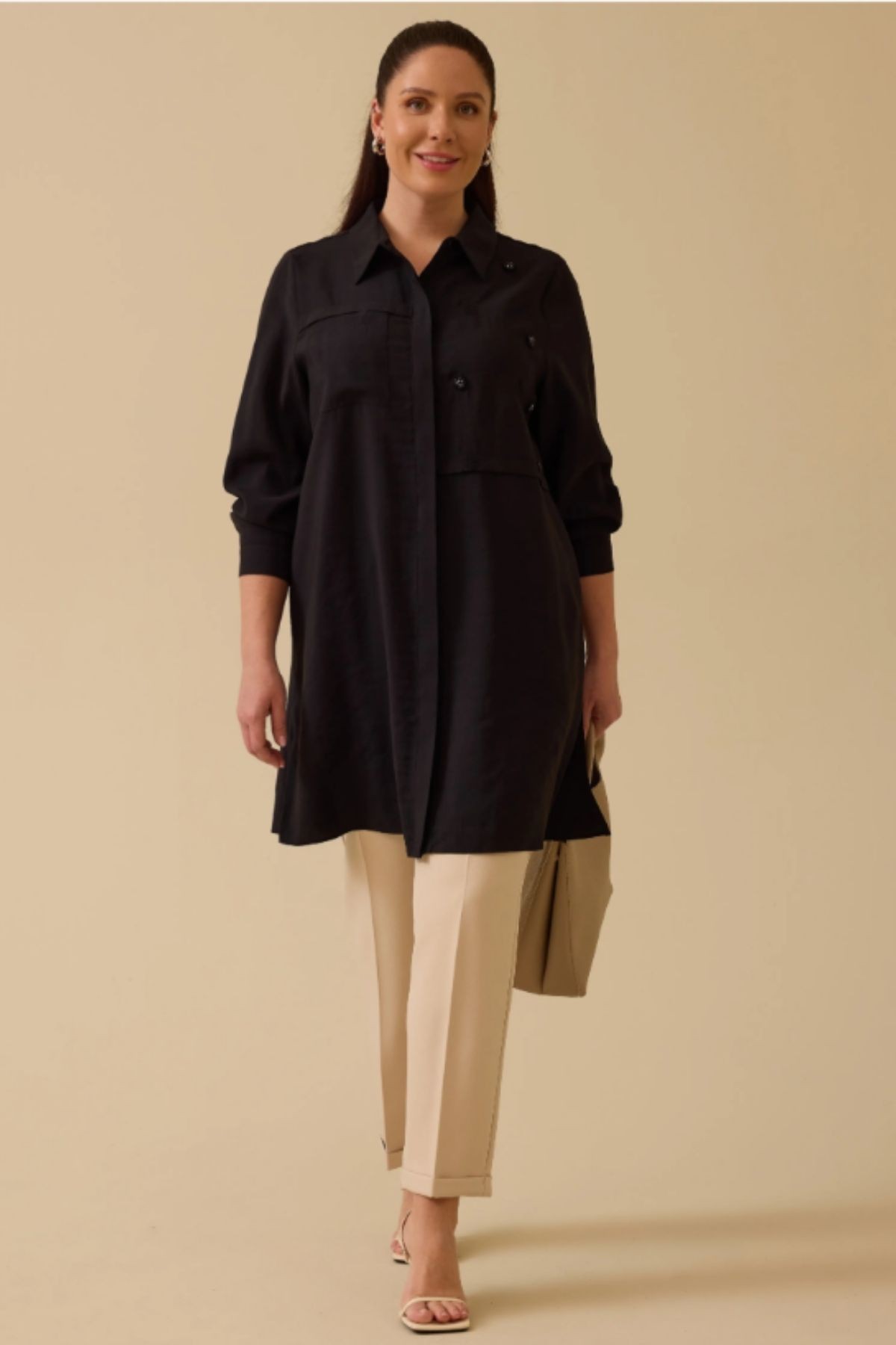 Gala-Xi Tunik 25Y-GX-2511214016 - Black
