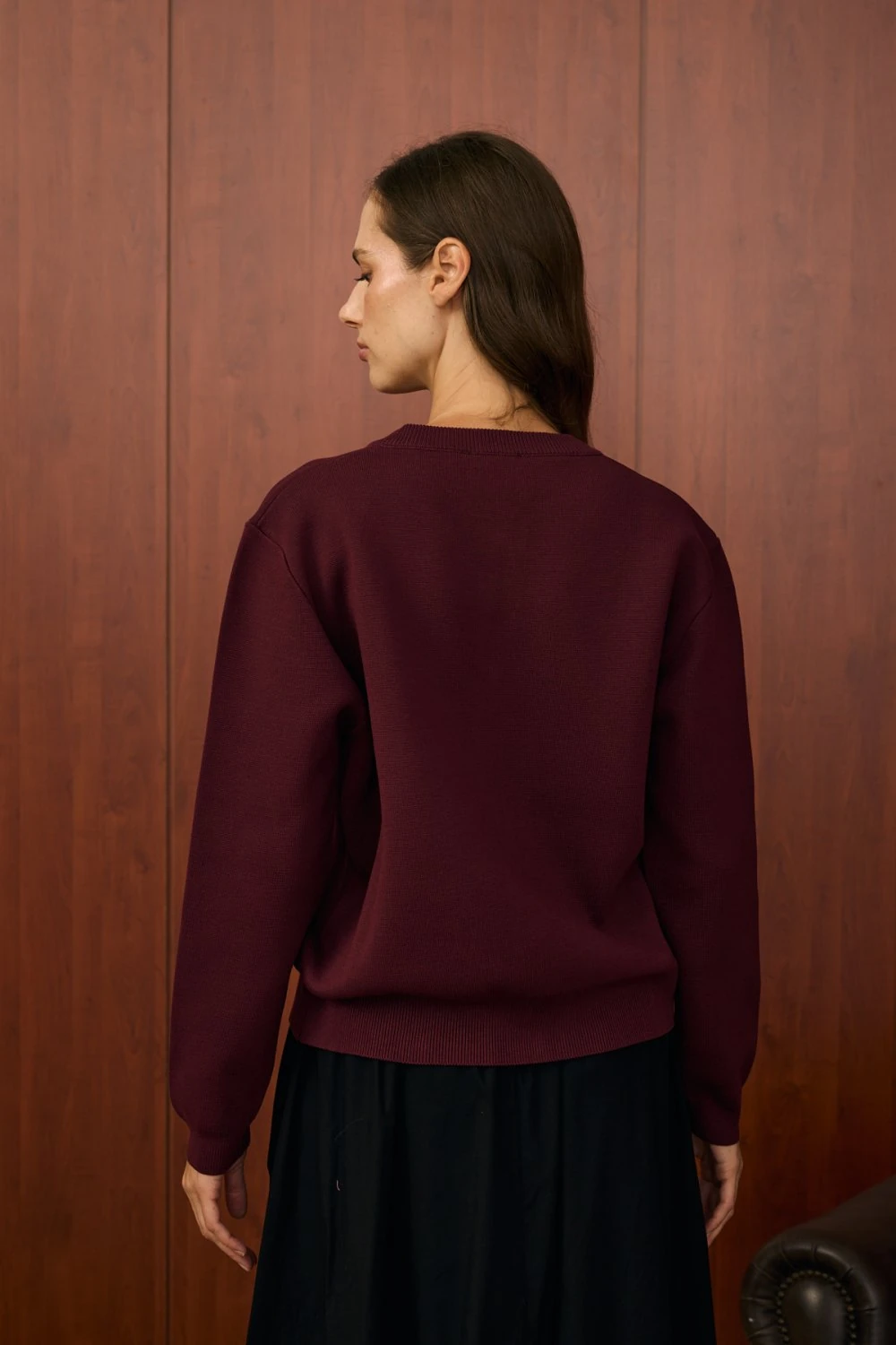 Merwish Hırka 25K-MR-1557 - Bordo