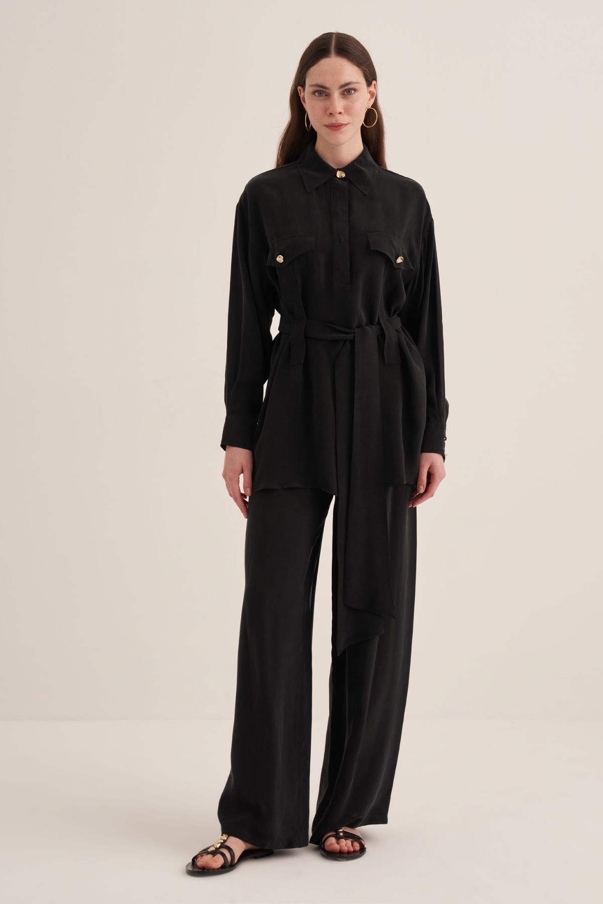 Clande Tunik 25Y-CL-25013015 - Black