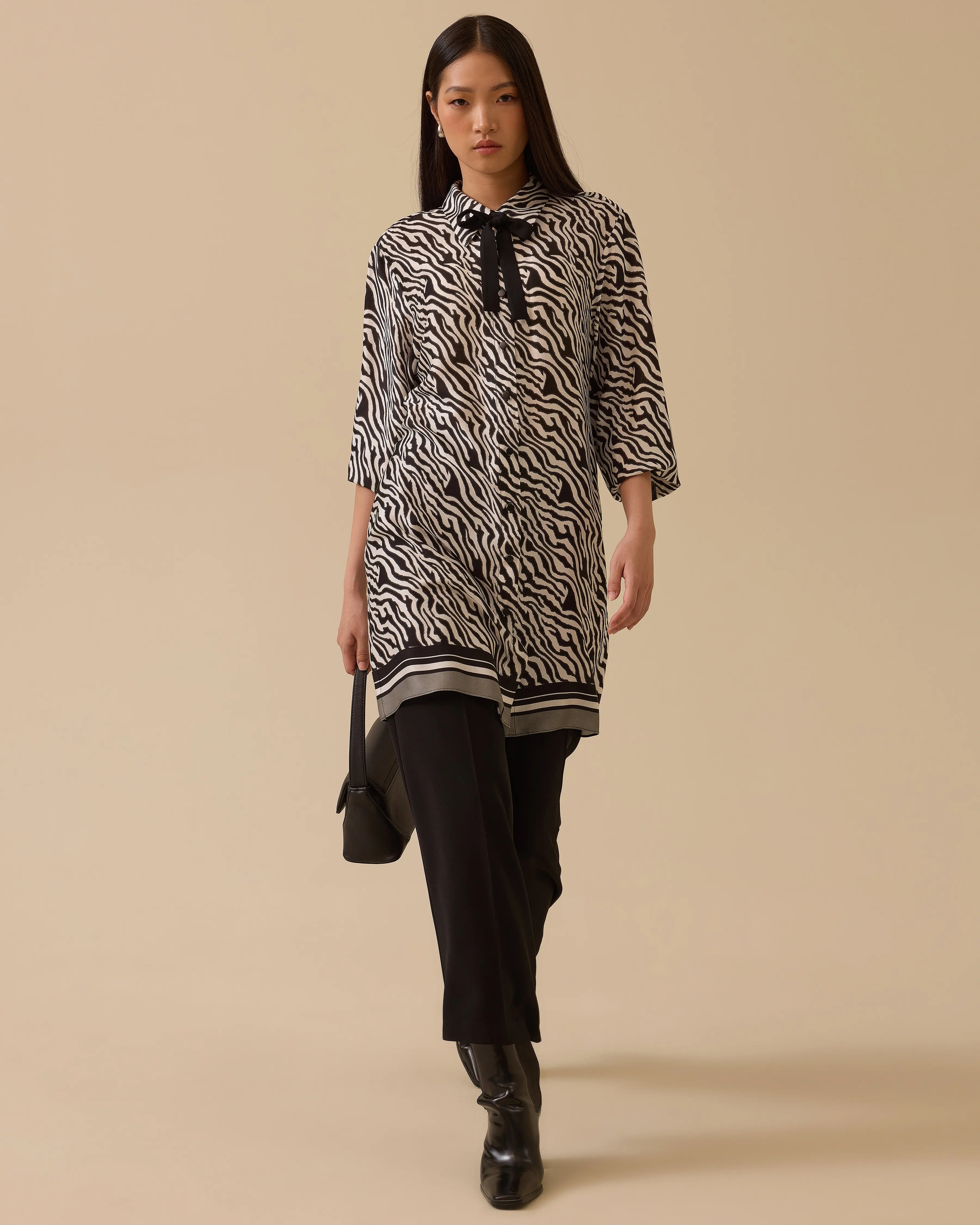Seçil Tunik 26K-SE-2521211012 - Black