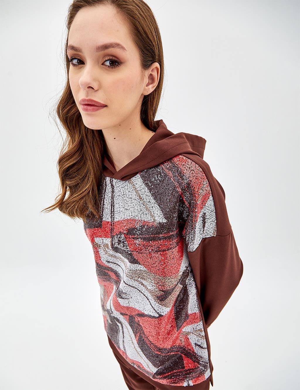 Kayra Sweatshirt 70015 - Kahve