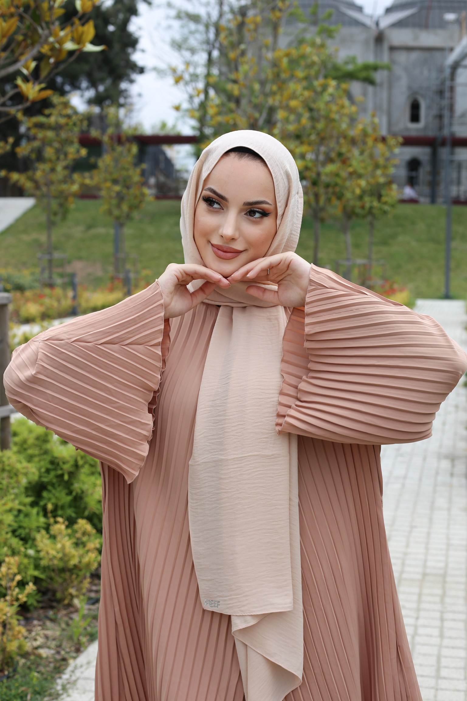 Pieef Abaya 2415 - Nude