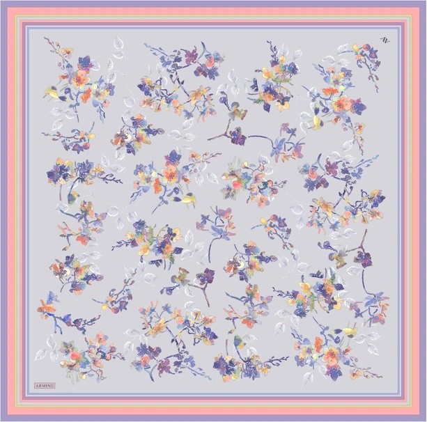 Armine Eşarp İpek Tivil 9316DT - 80