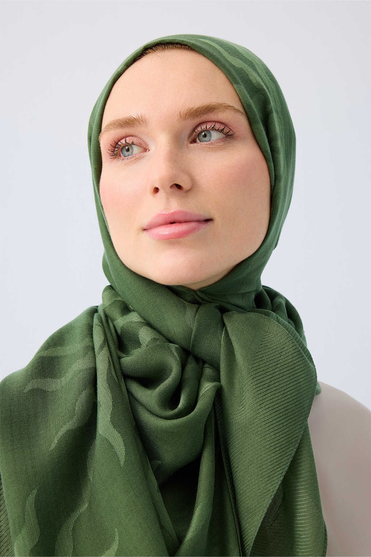 İmannoor Şal Tencel Yün 25Y-İM-3038 - Yeşil