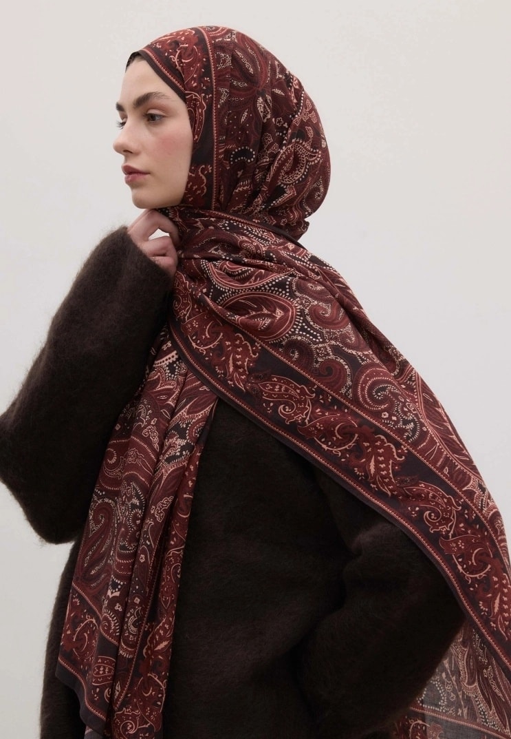 Freshscarf Şal Dark Vintage DSNS00000175