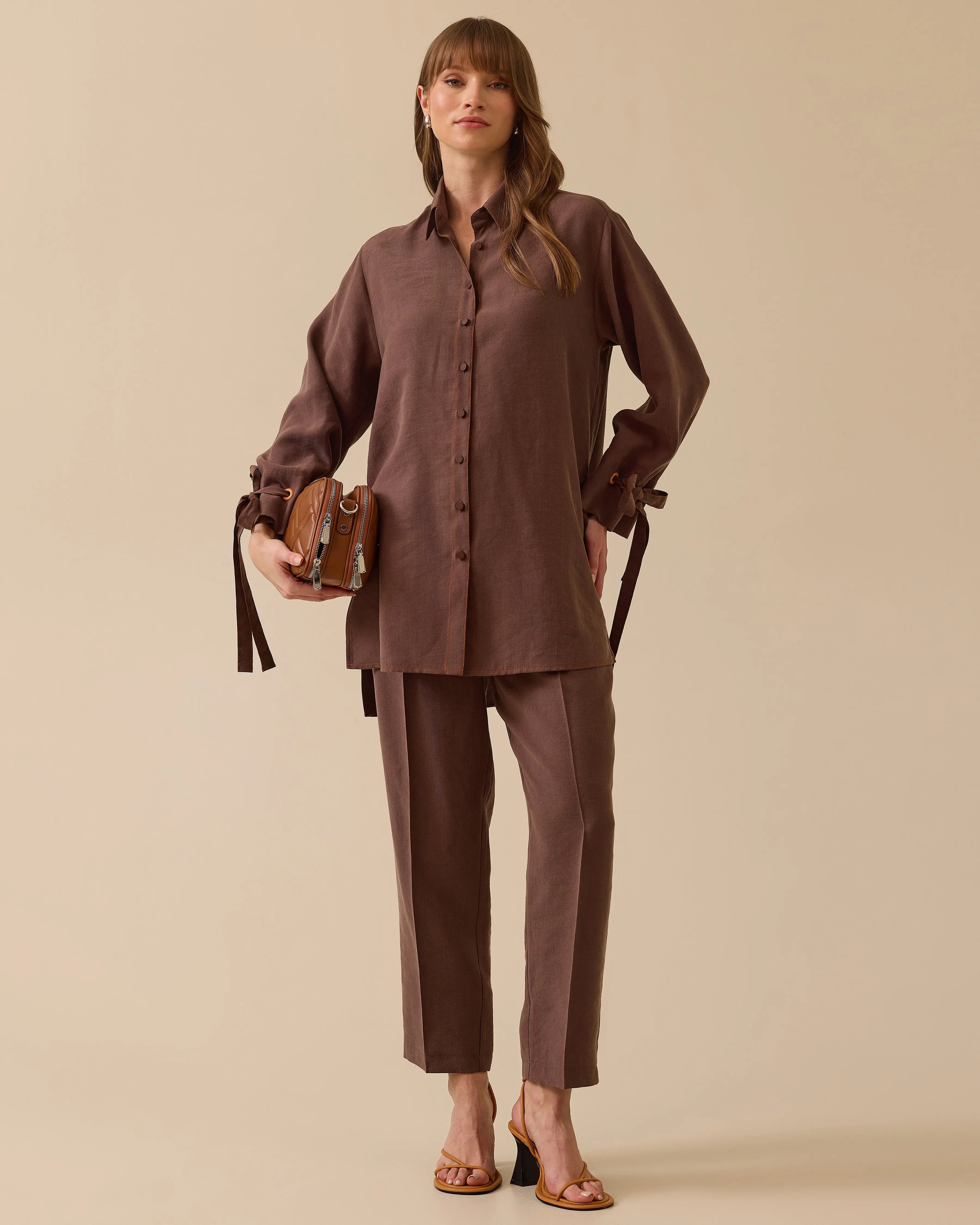 Seçil Tunik 25Y-SE-2511211003 - Kahve