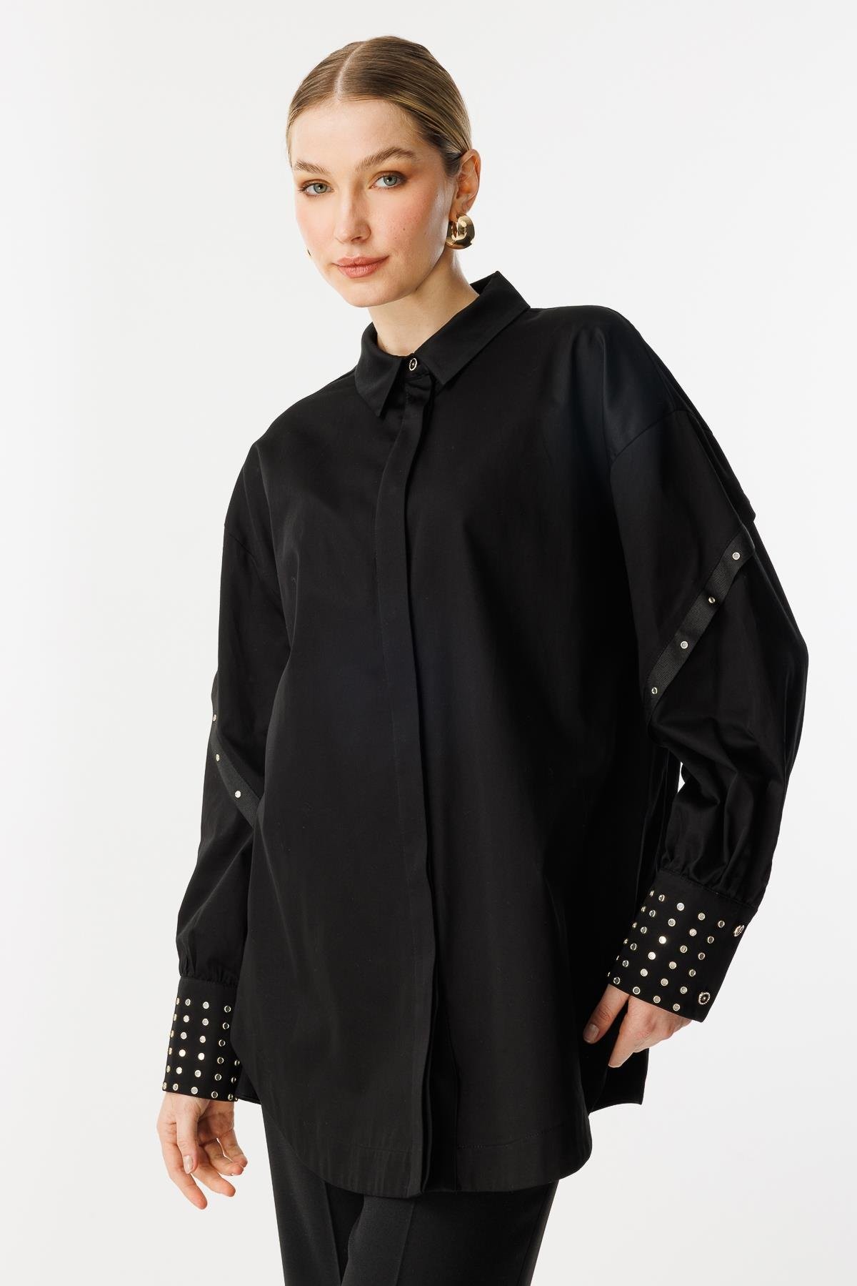 Ghisa Tunik 25Y-GH-4849 - Siyah