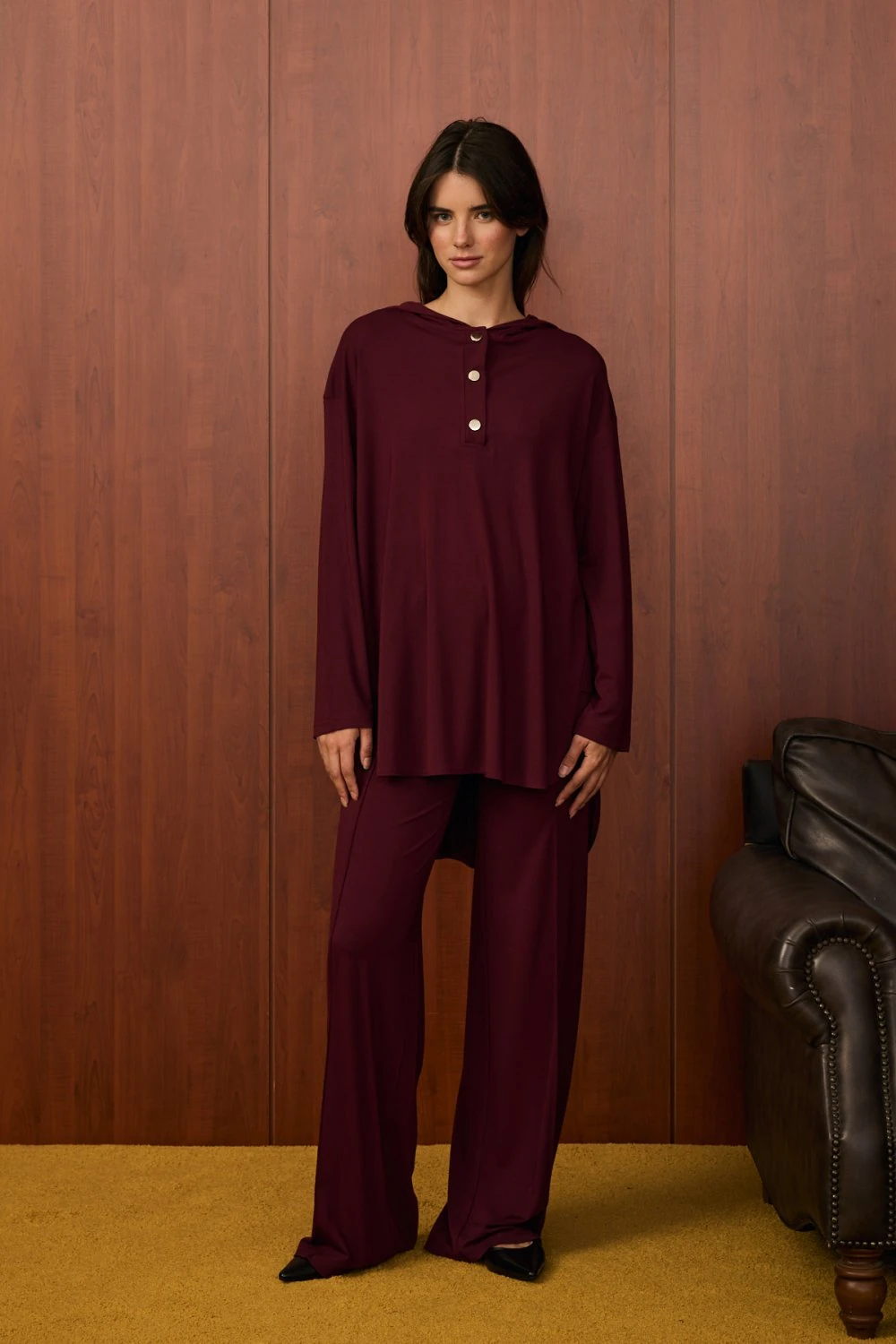 Merwish Takım 25K-MR-1590 - Bordo