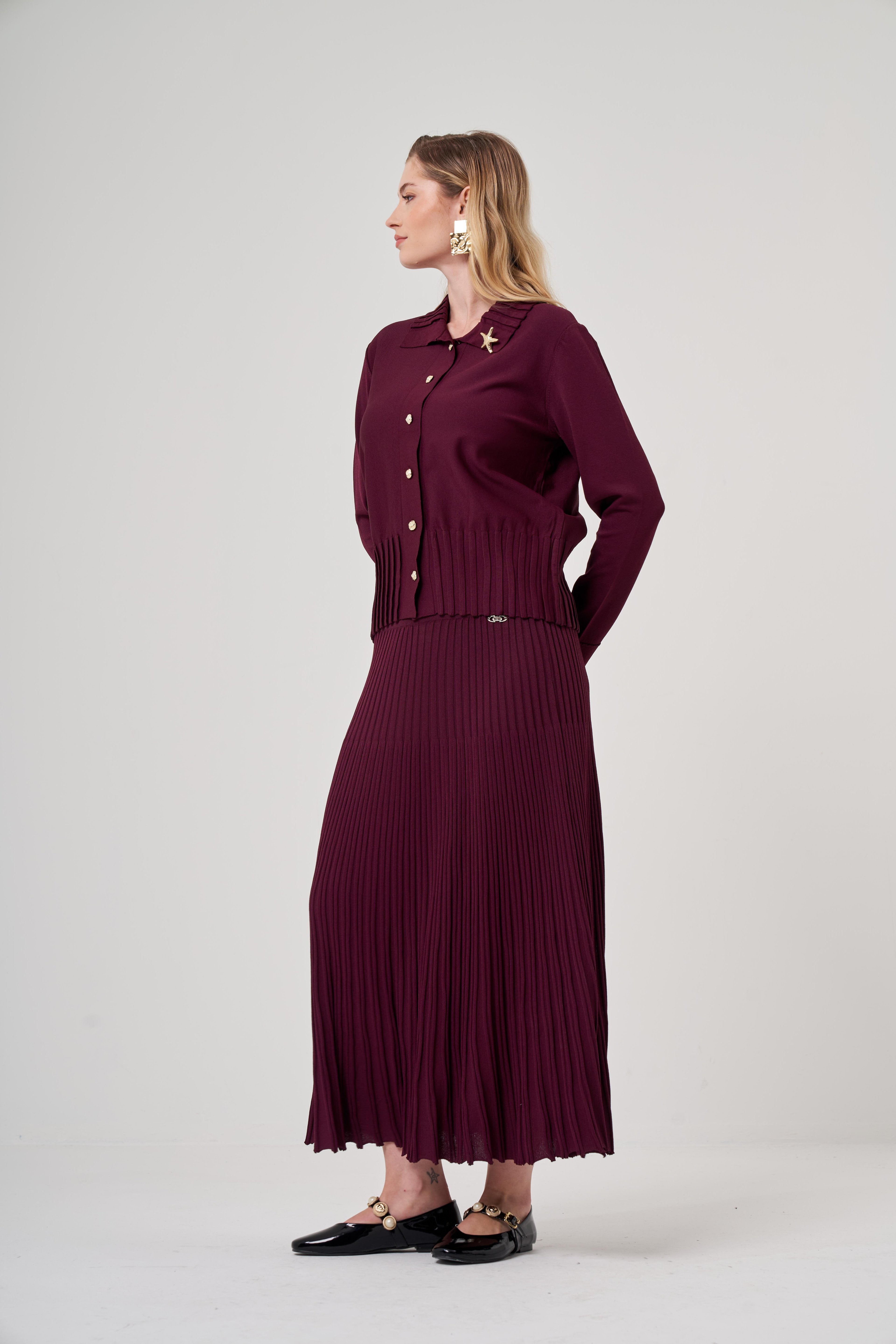 Niliwi Etek 25Y-Nİ-3021 - Bordo