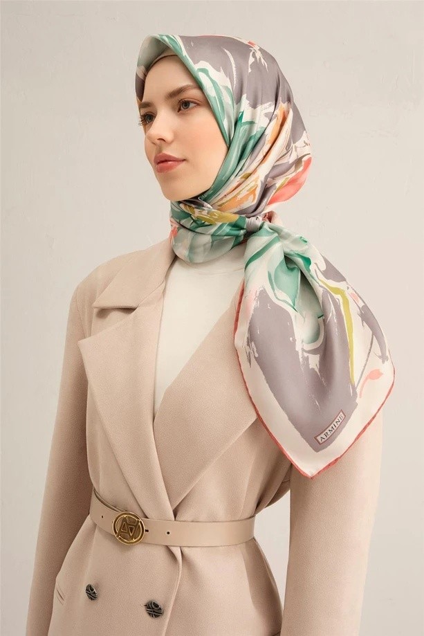 Armine Eşarp İpek Tivil 9337DT - 1
