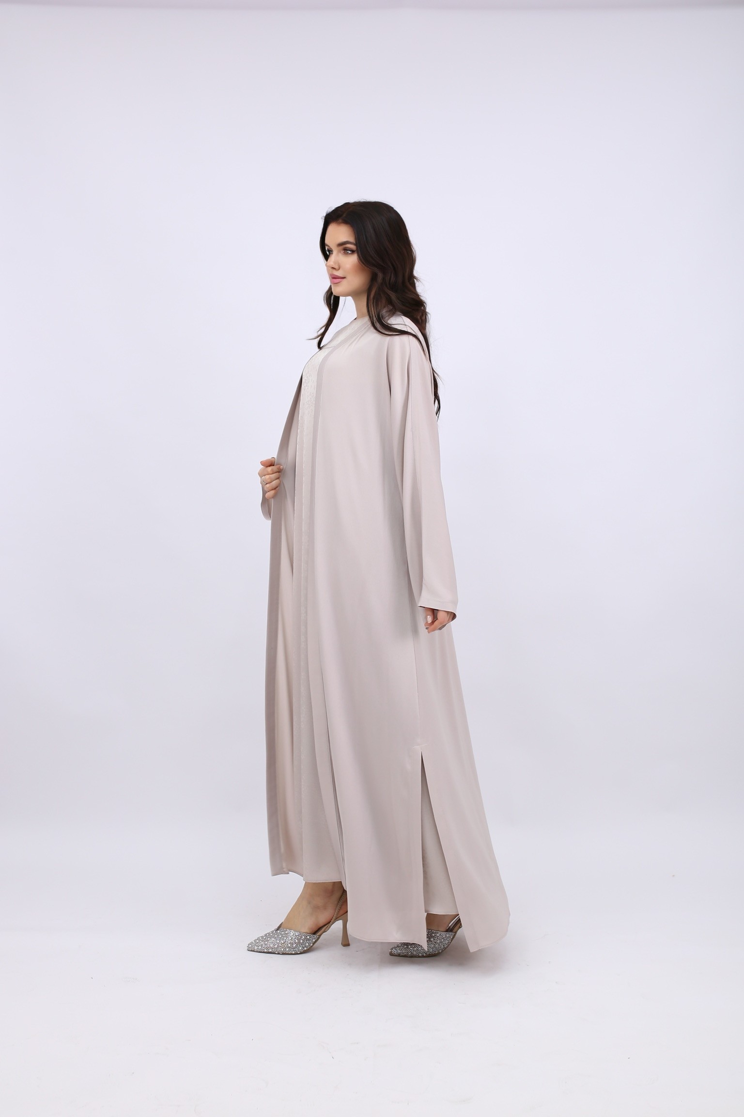 Pieef Abaya 25Y-Pİ-2458 - Taş