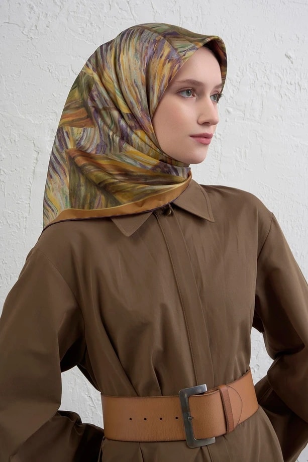 Armine Eşarp İpek Tivil 26K-AR-9430DT