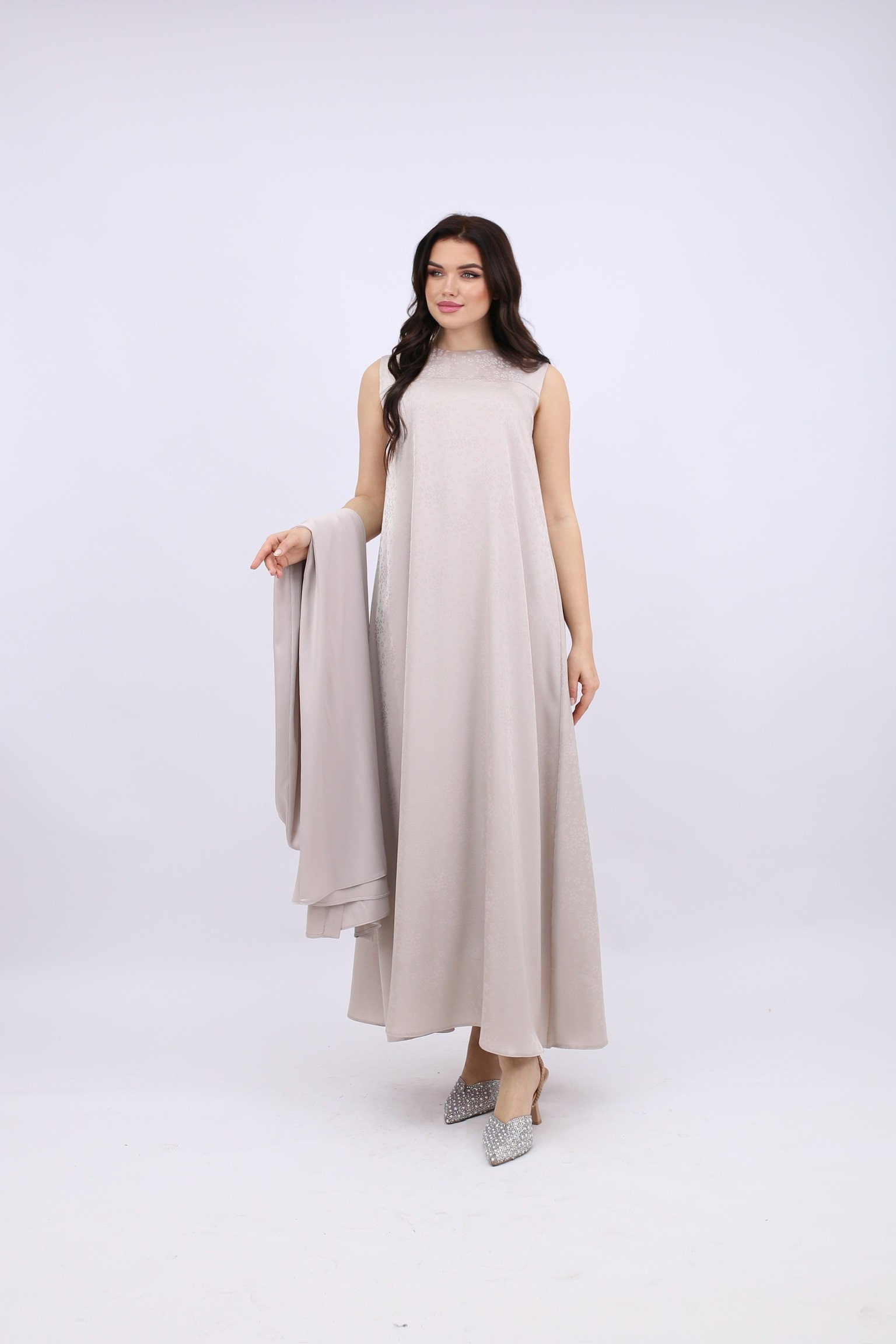 Pieef Abaya 25Y-Pİ-2458 - Taş