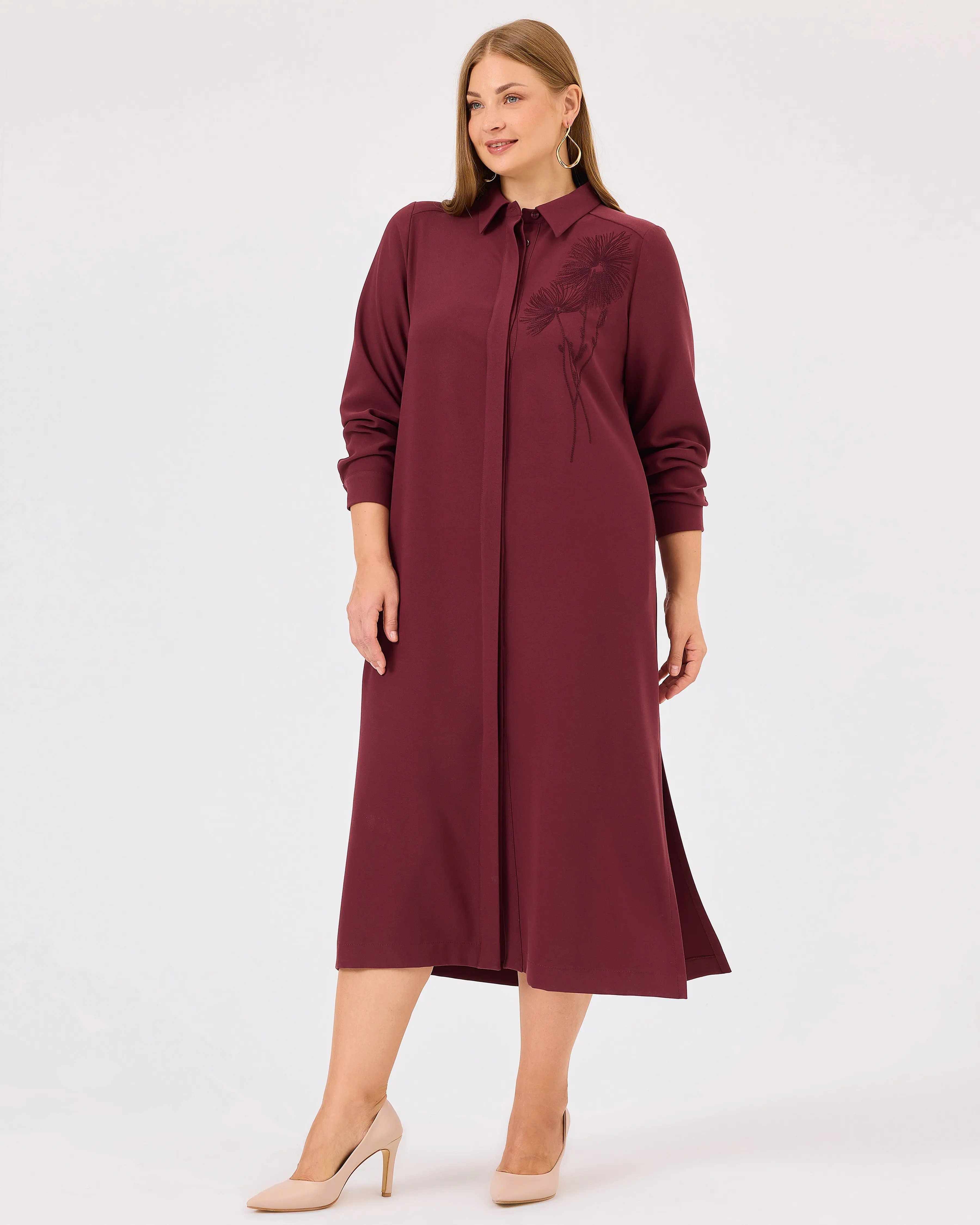 Gala-Xi Tunik 10002421214008 - Bordo