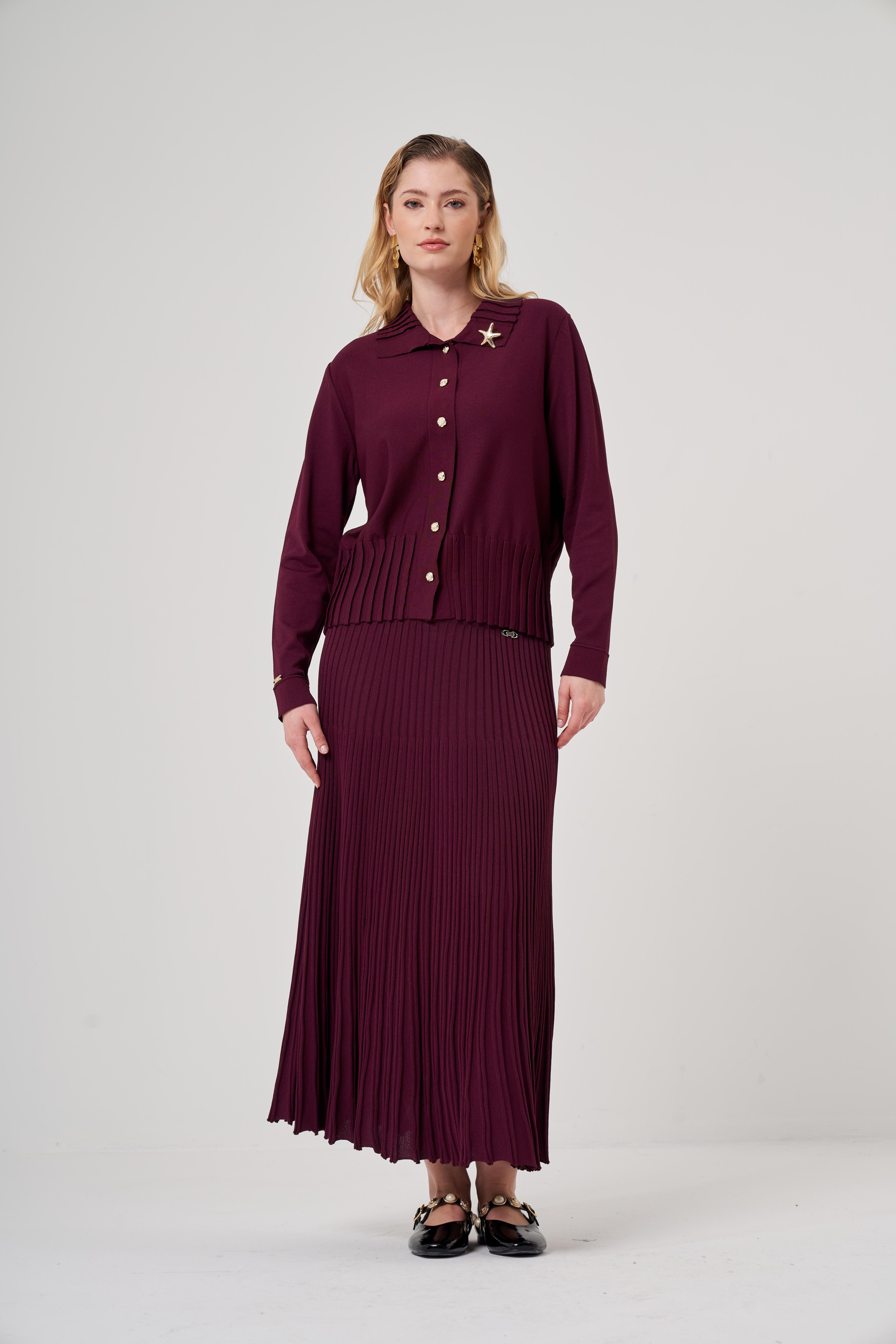 Niliwi Etek 25Y-Nİ-3021 - Bordo